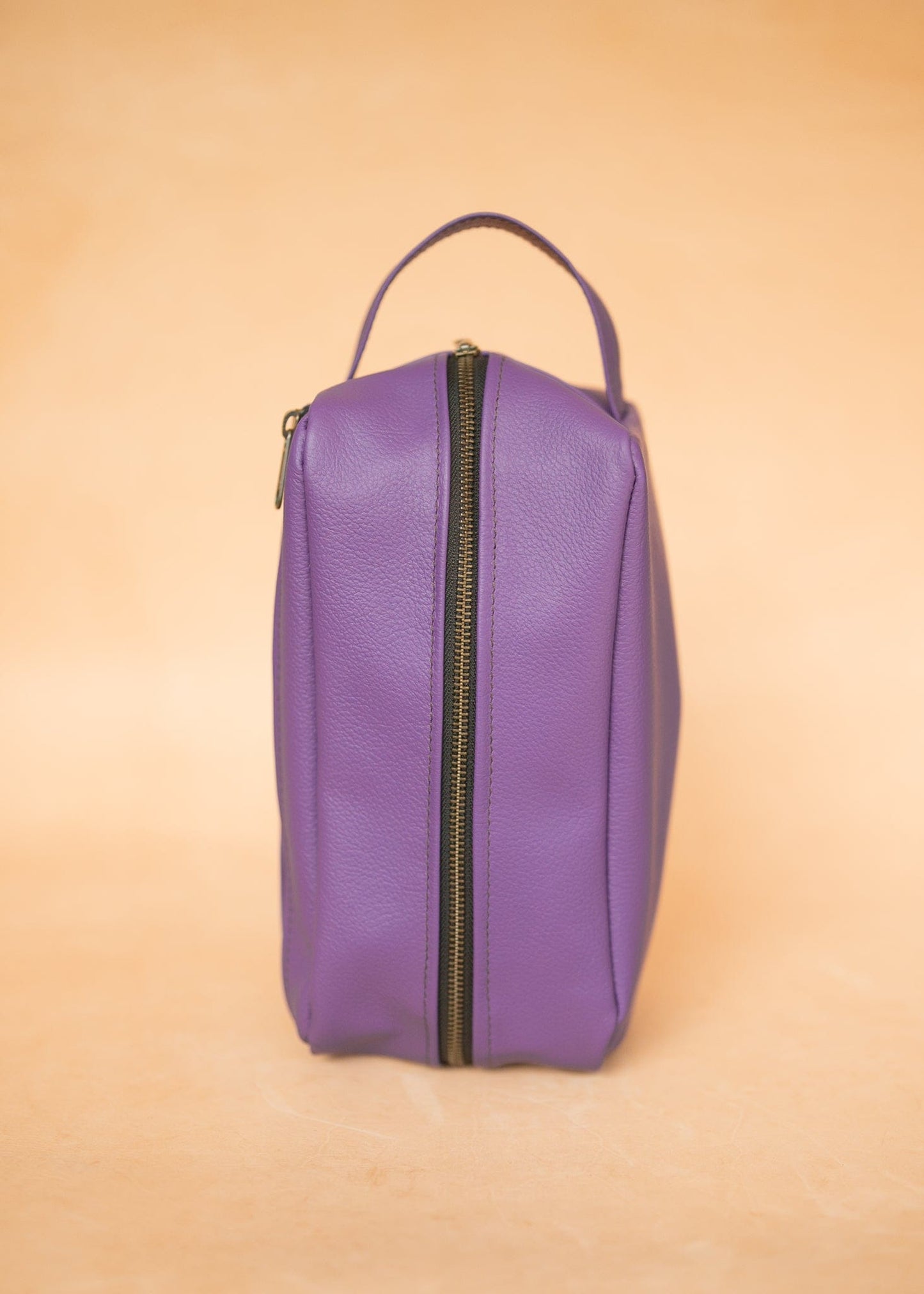 The Real McCaul Apparel & Accessories Toiletry Bathroom Washbag - Kangaroo - Purple Australian Made Australian Owned Toiletry Bathroom Washbag - Kangaroo - Purple