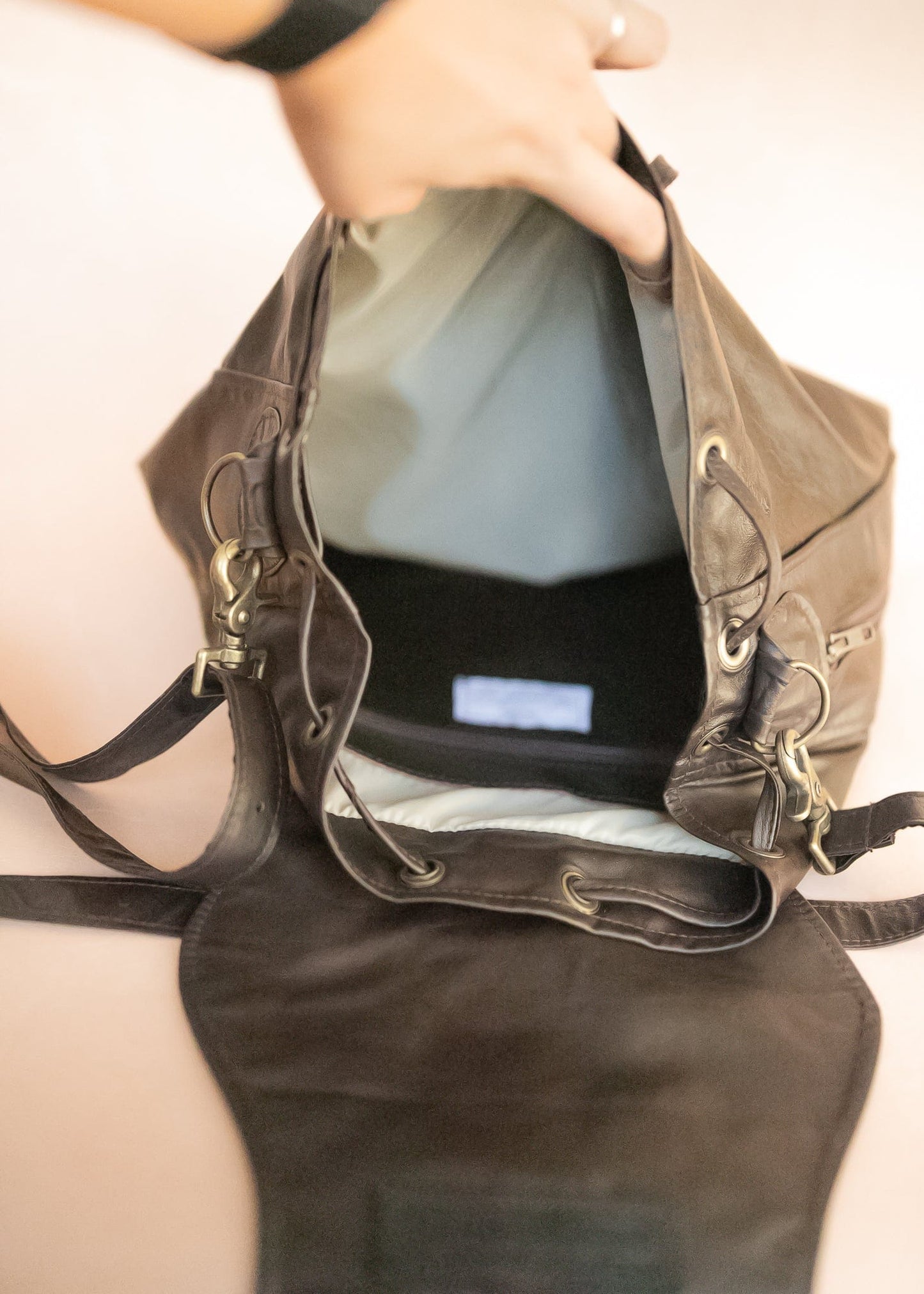 The Real McCaul Back Packs The Convertible - Backpack/Shoulder Bag - Kangaroo Australian Made Australian Owned Back Pack to Shoulder Bag Convertible MADE IN AUSTRALIA