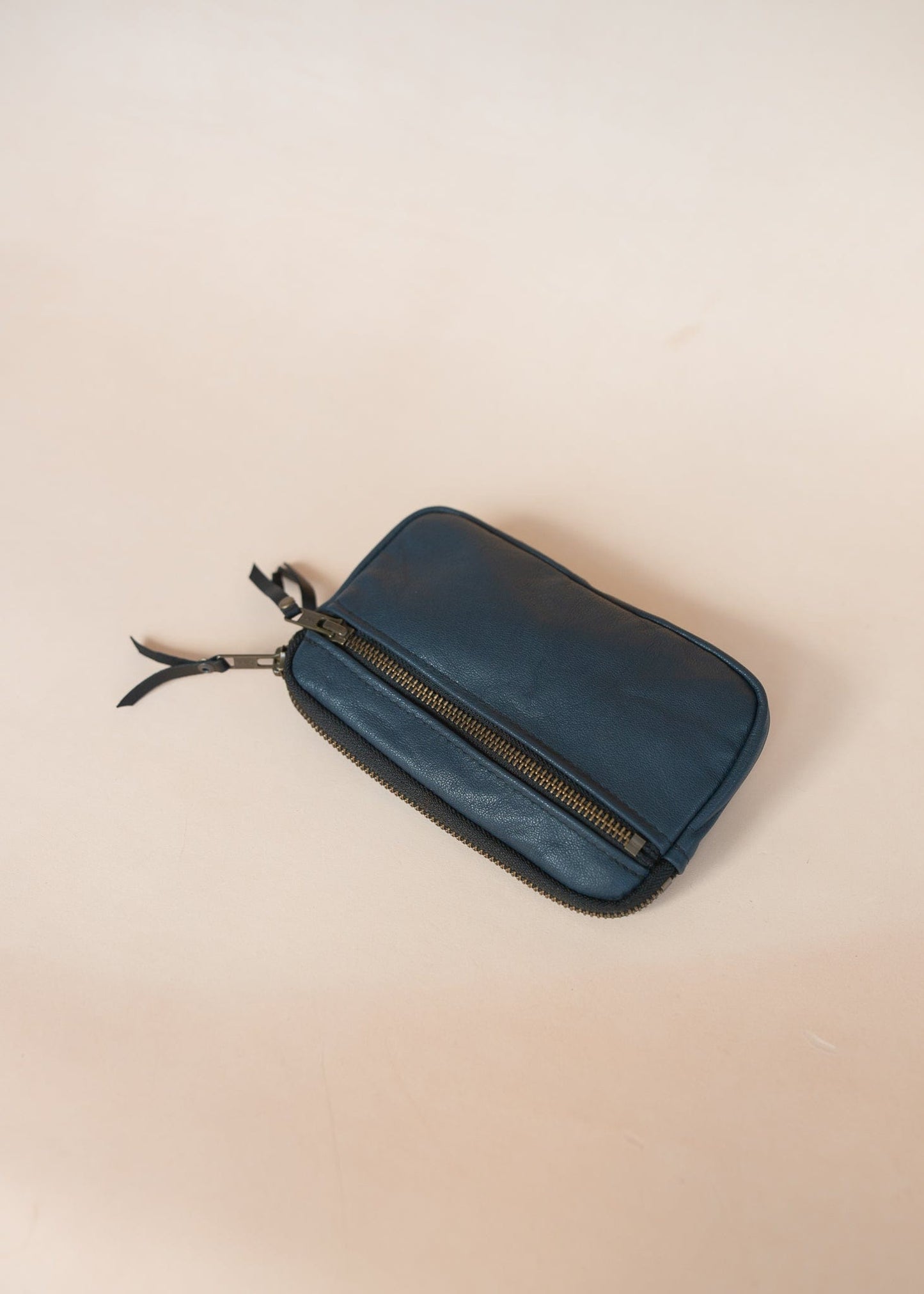 The Real McCaul Coin Purse Parker Pouch - Cowhide Australian Made Australian Owned Tri-Pocket Leather Pouch