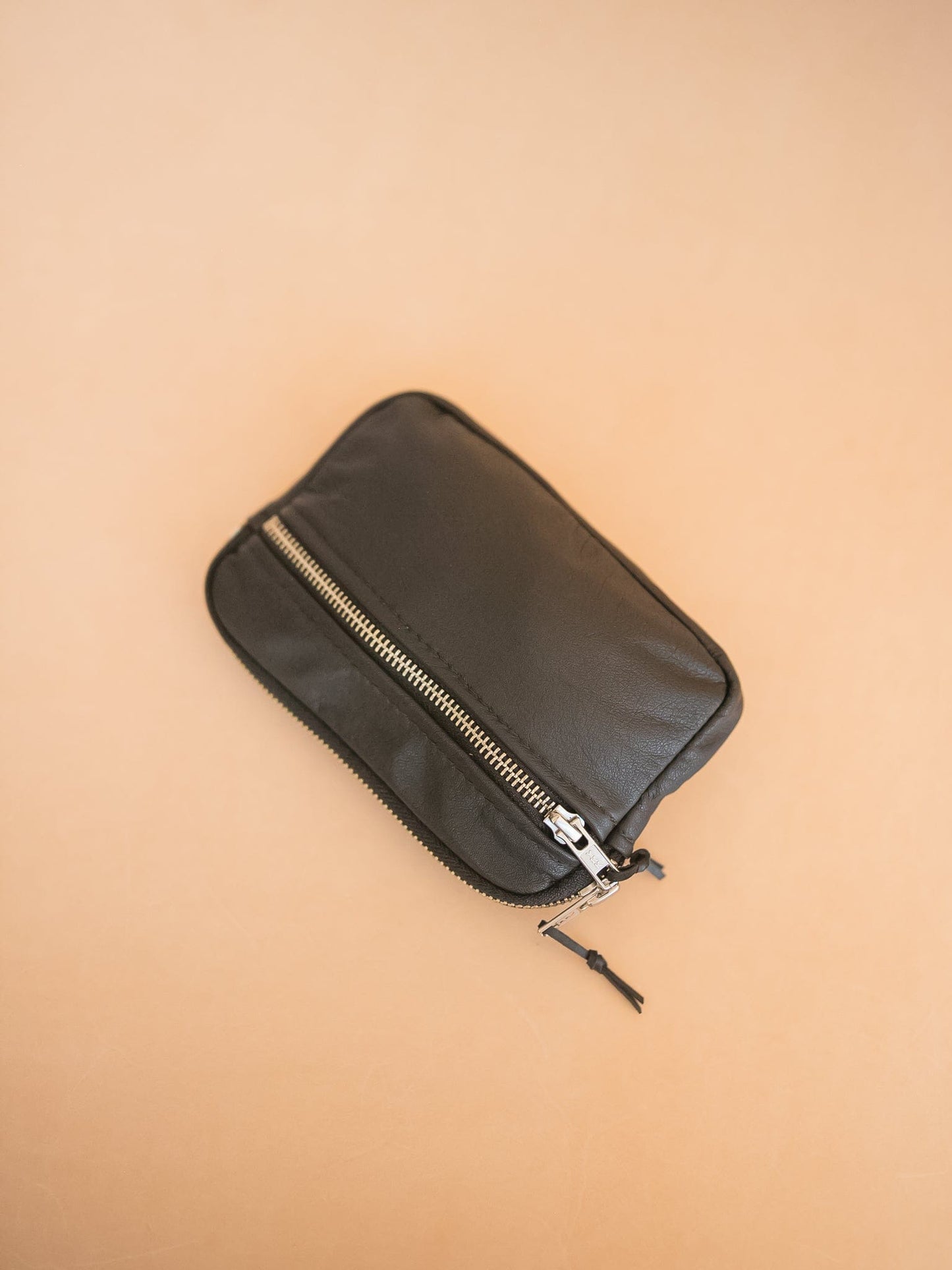 The Real McCaul Coin Purse Parker Pouch - Cowhide Australian Made Australian Owned Tri-Pocket Leather Pouch