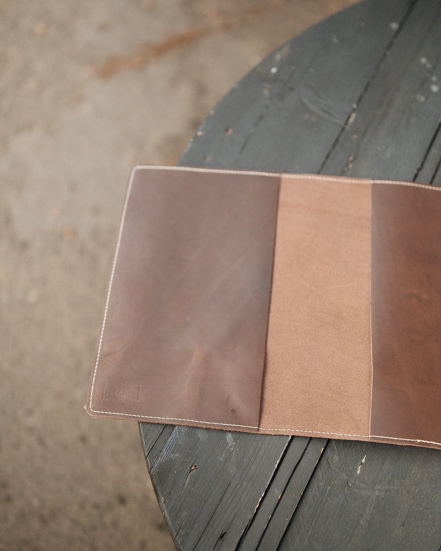 The Real McCaul Leathergoods A5 Diary Journal Cover Australian Made Australian Owned Leather Rustic Book/Diary Cover Australian Made