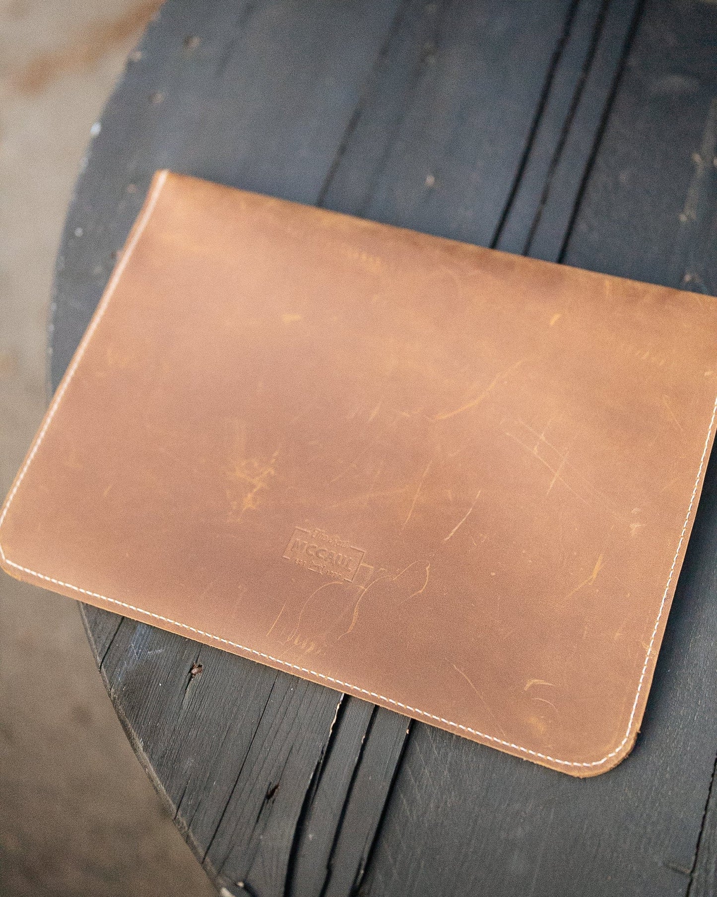 The Real McCaul Leathergoods Computer Accessories Sleeve Case for Tablet/Laptop - 13” - Horizontal Australian Made Australian Owned