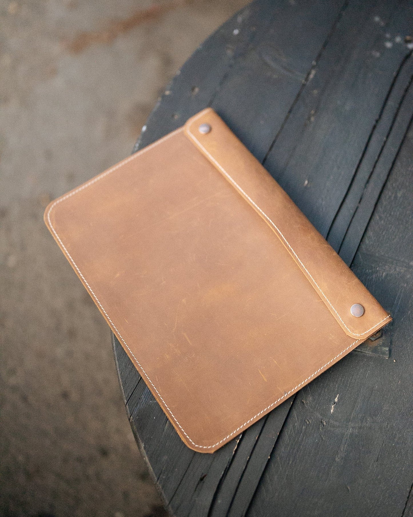 The Real McCaul Leathergoods Computer Accessories Sleeve Case for Tablet/Laptop - 15” - Horizontal Australian Made Australian Owned