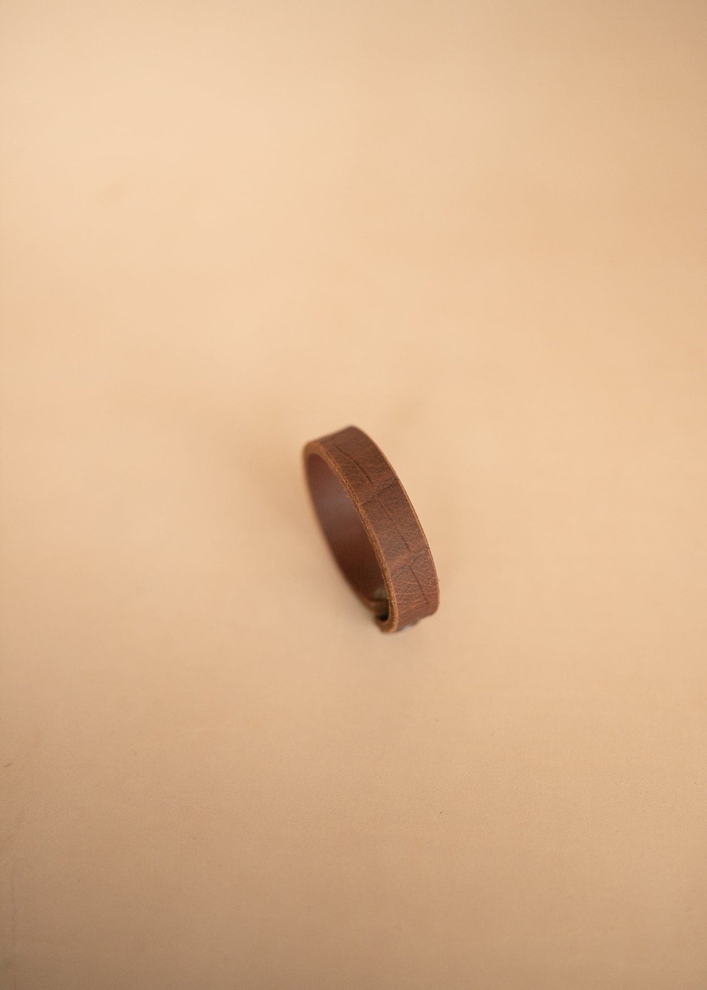 The Real McCaul Leathergoods Croc Print Vintage / 15cm Narrow Leather Wristband - 20mm (0.75") Australian Made Australian Owned Wide Leather Wristband - 20mm (0.75") - Made in Australia