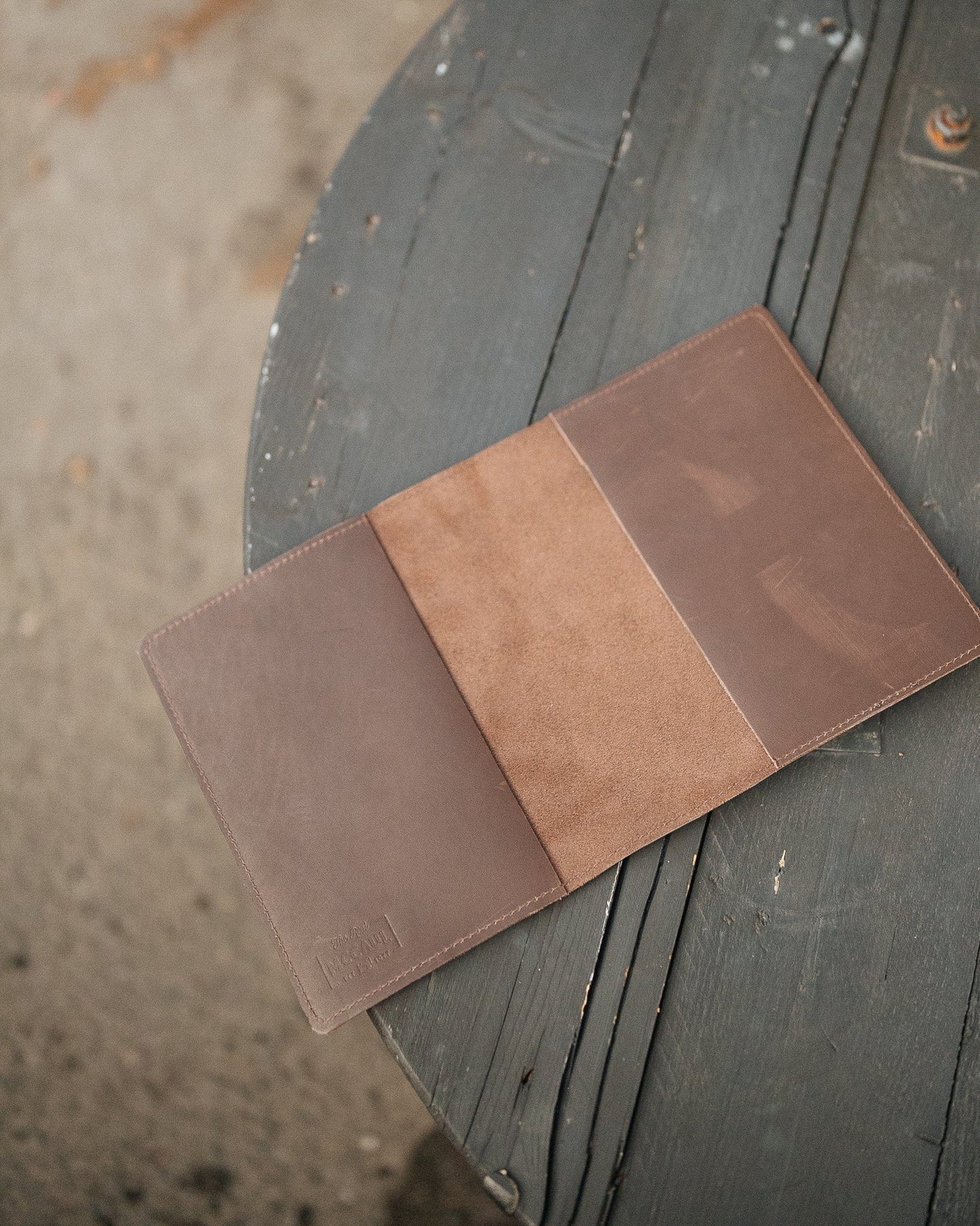The Real McCaul Leathergoods Diary/Journal/Log Book Cover Australian Made Australian Owned Leather Rustic Book/Diary Cover Australian Made