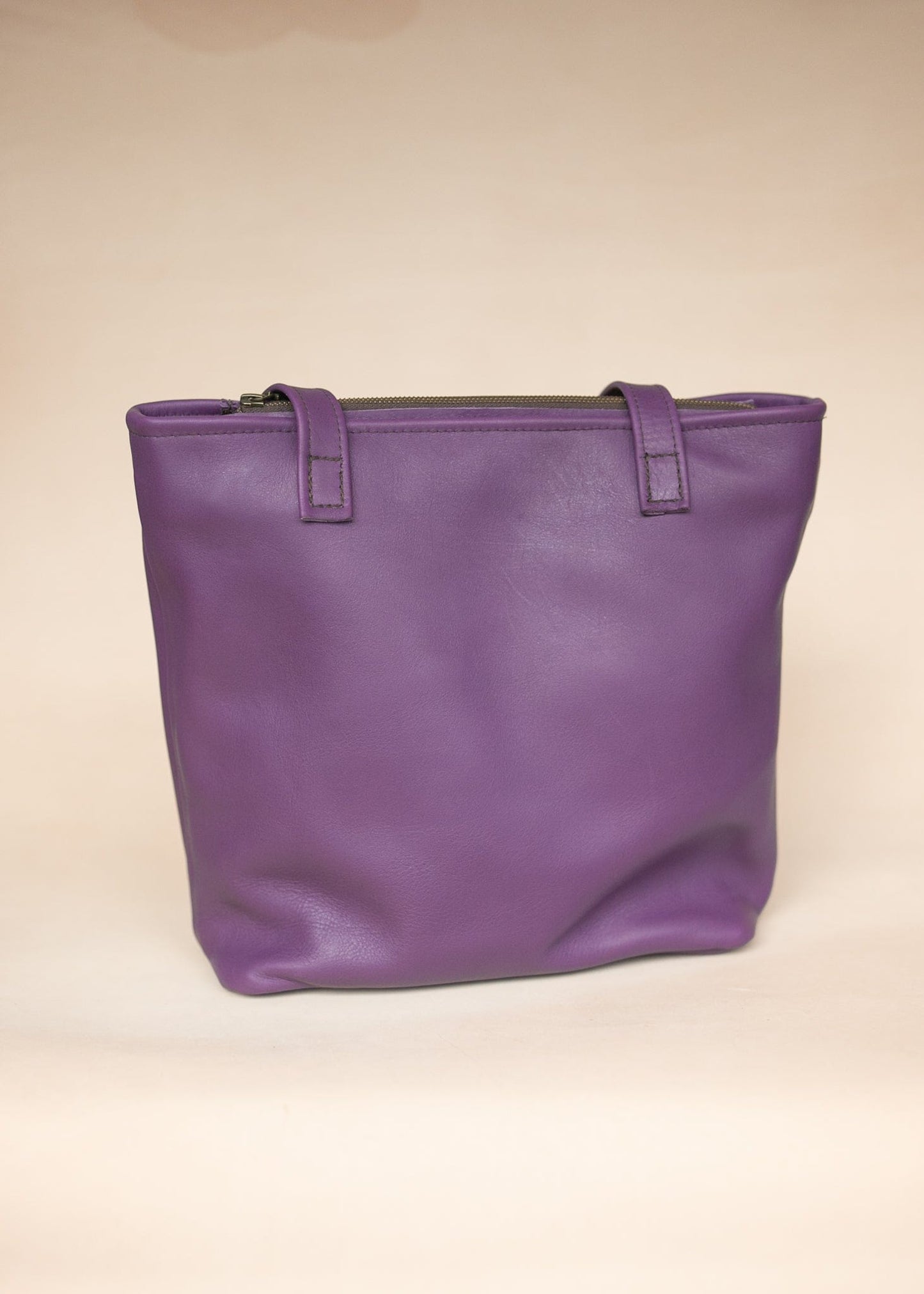 The Real McCaul Leathergoods Handbags The Michelle Handbag - Purple Australian Made Australian Owned Leather Women's HandBag Australian Made