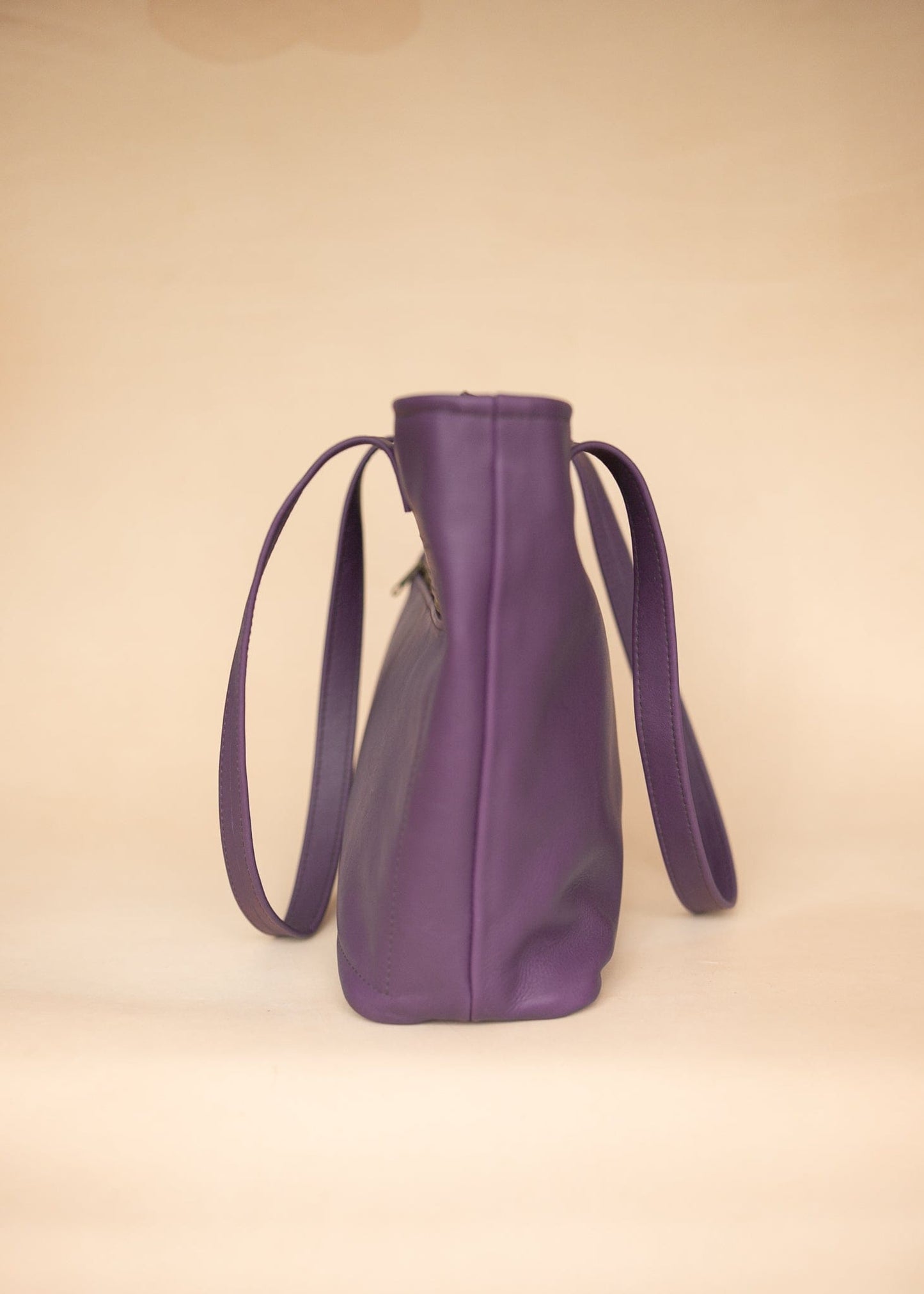 The Real McCaul Leathergoods Handbags The Michelle Handbag - Purple Australian Made Australian Owned Leather Women's HandBag Australian Made