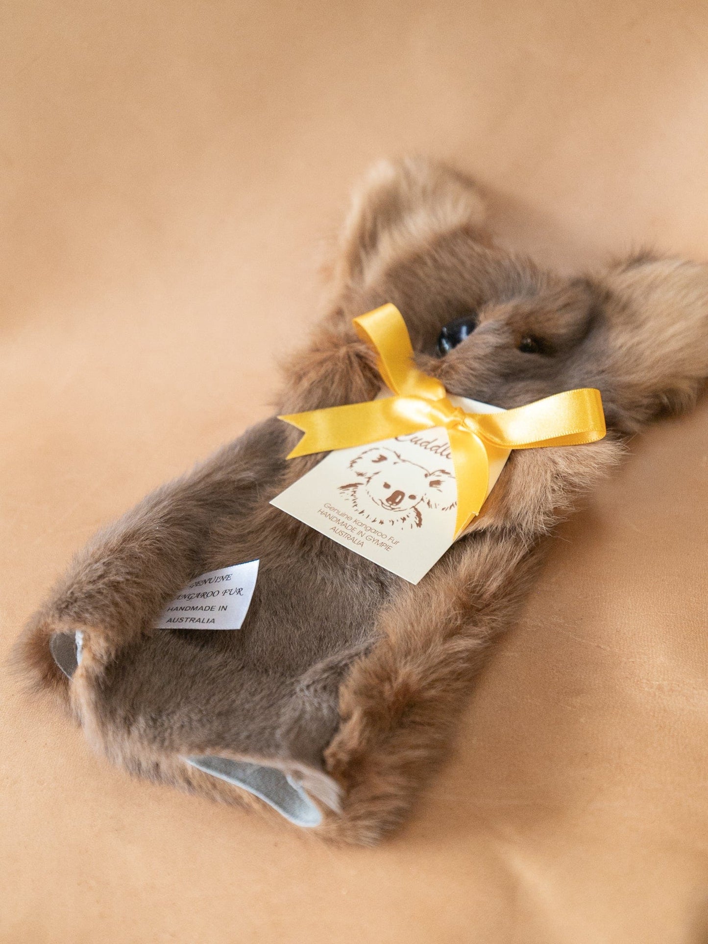 The Real McCaul Leathergoods Koala Puppet Australian Made Australian Owned