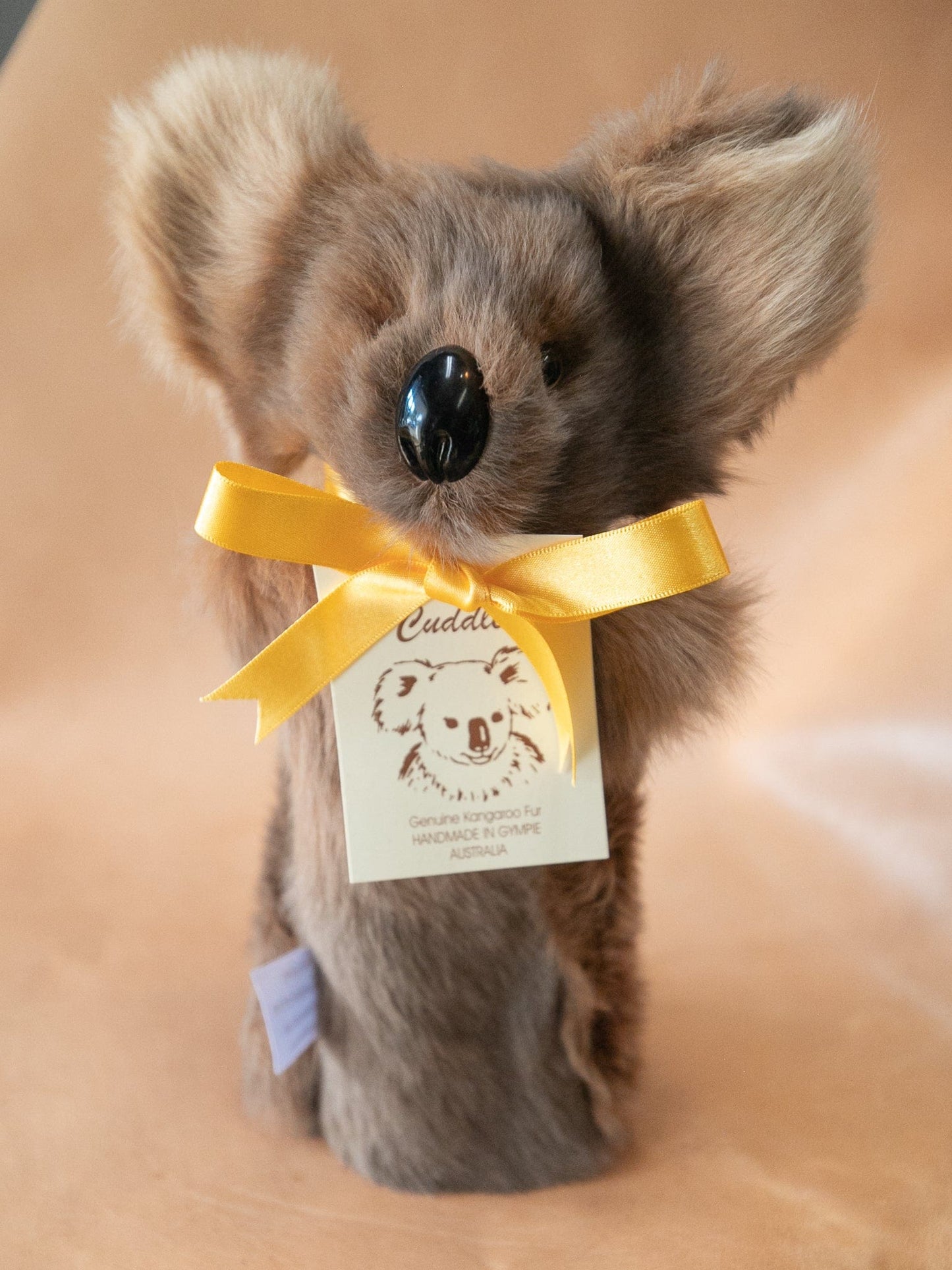 The Real McCaul Leathergoods Koala Puppet Australian Made Australian Owned