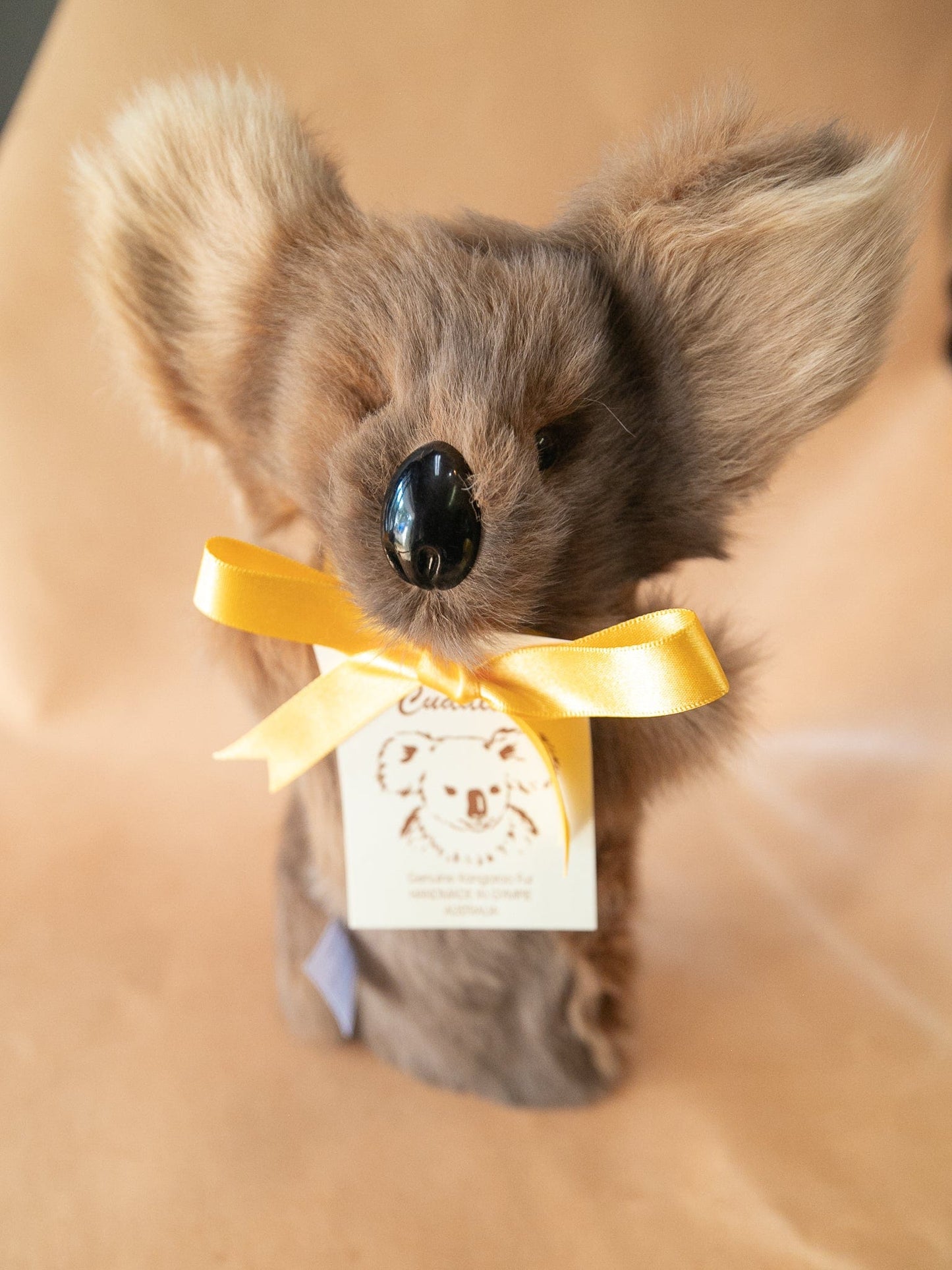 The Real McCaul Leathergoods Koala Puppet Australian Made Australian Owned