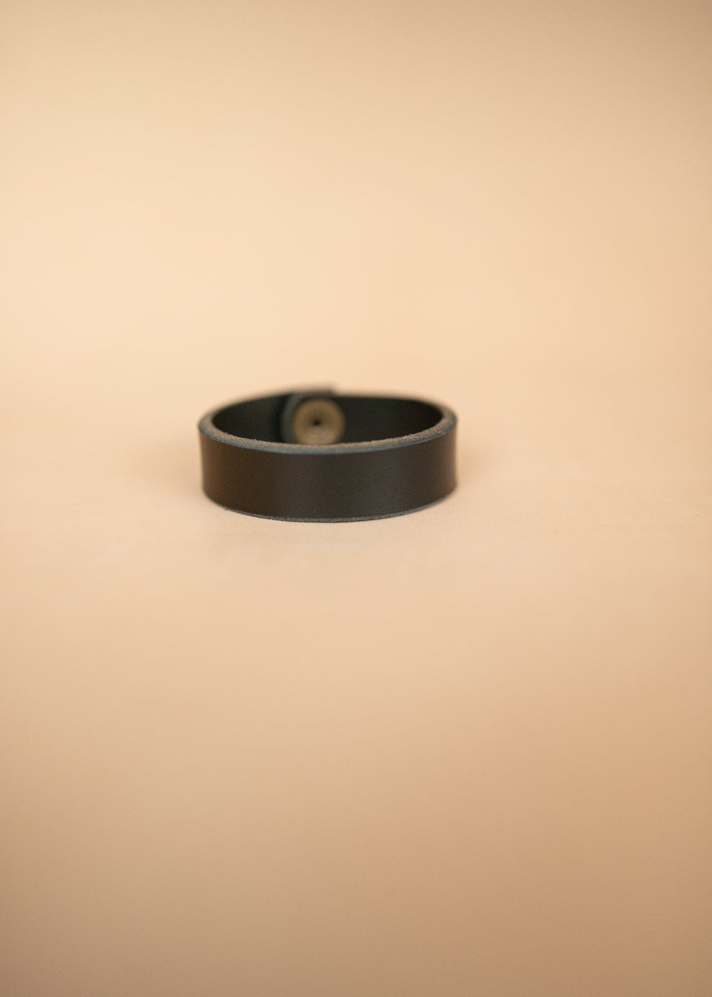 The Real McCaul Leathergoods Narrow Leather Wristband - 20mm (0.75") Australian Made Australian Owned Wide Leather Wristband - 20mm (0.75") - Made in Australia