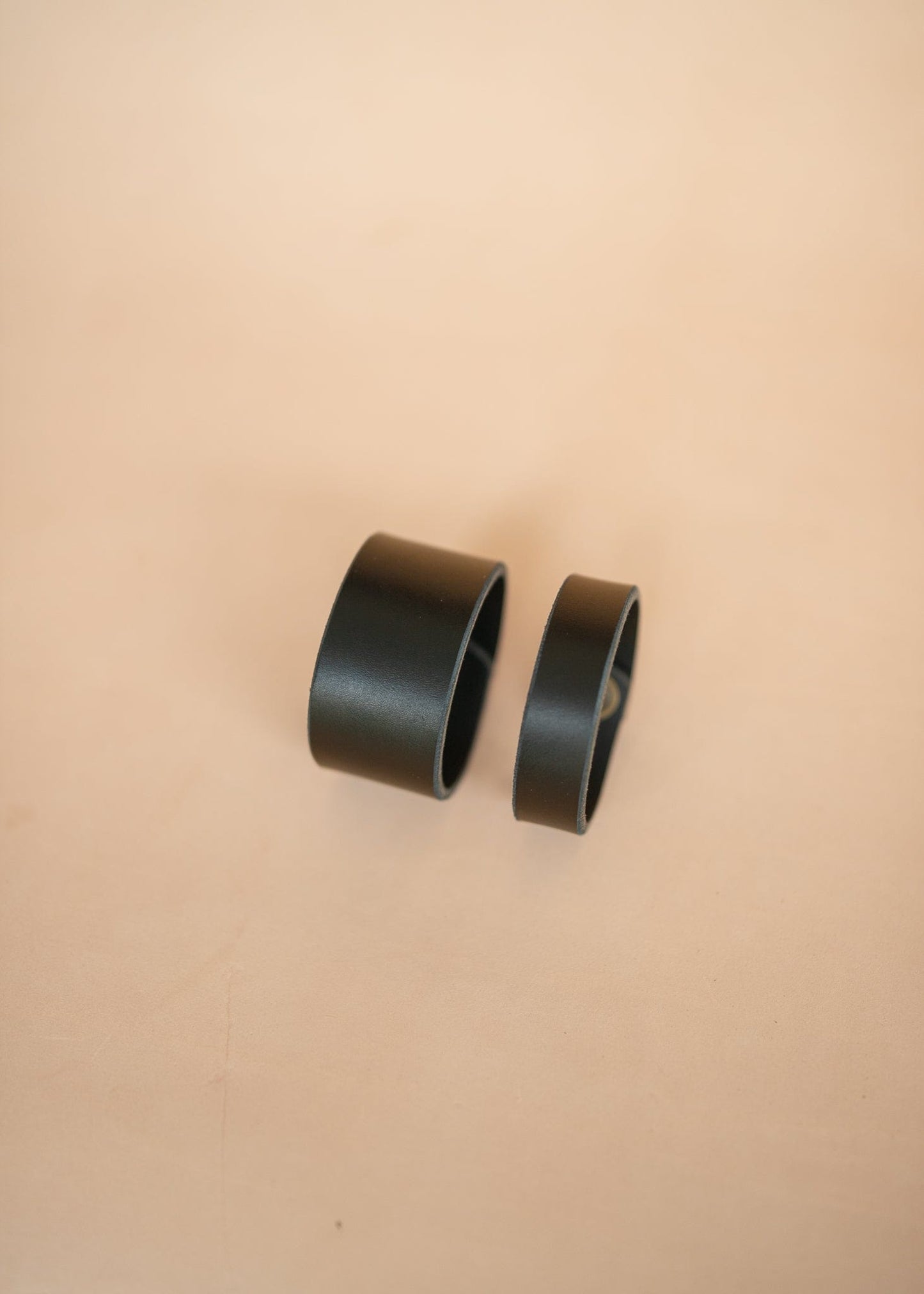 The Real McCaul Leathergoods Narrow Leather Wristband - 20mm (0.75") Australian Made Australian Owned Wide Leather Wristband - 20mm (0.75") - Made in Australia