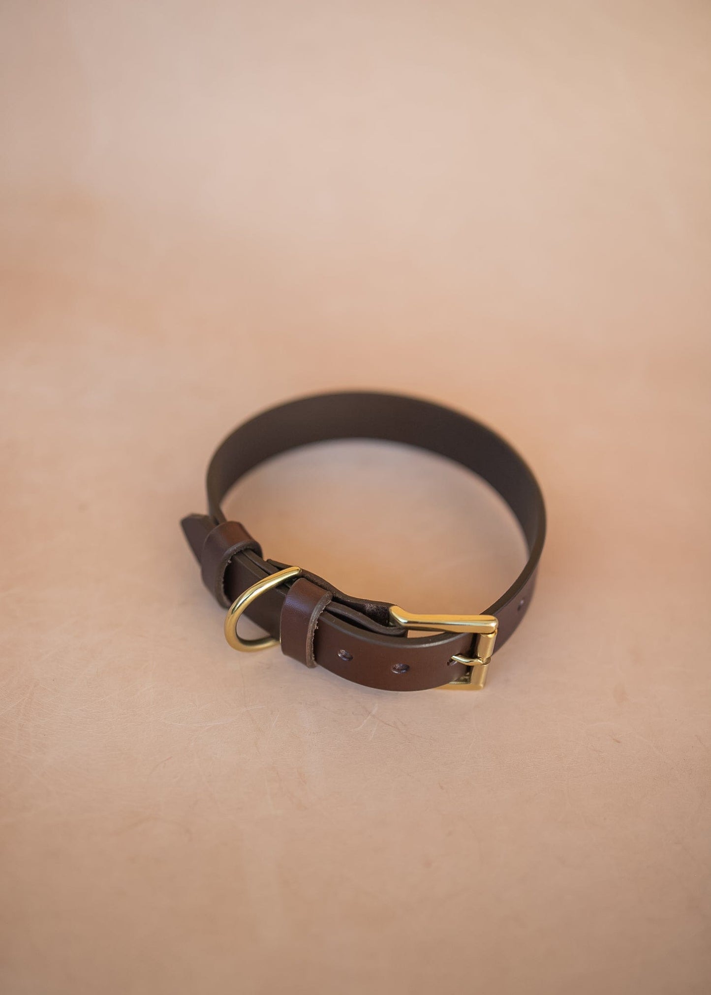 The Real McCaul Leathergoods Pet Collars & Harnesses Classic Dog Collar - 30mm - Burgundy Australian Made Australian Owned Leather Dog Collar with Brass Fittings- Australian Made