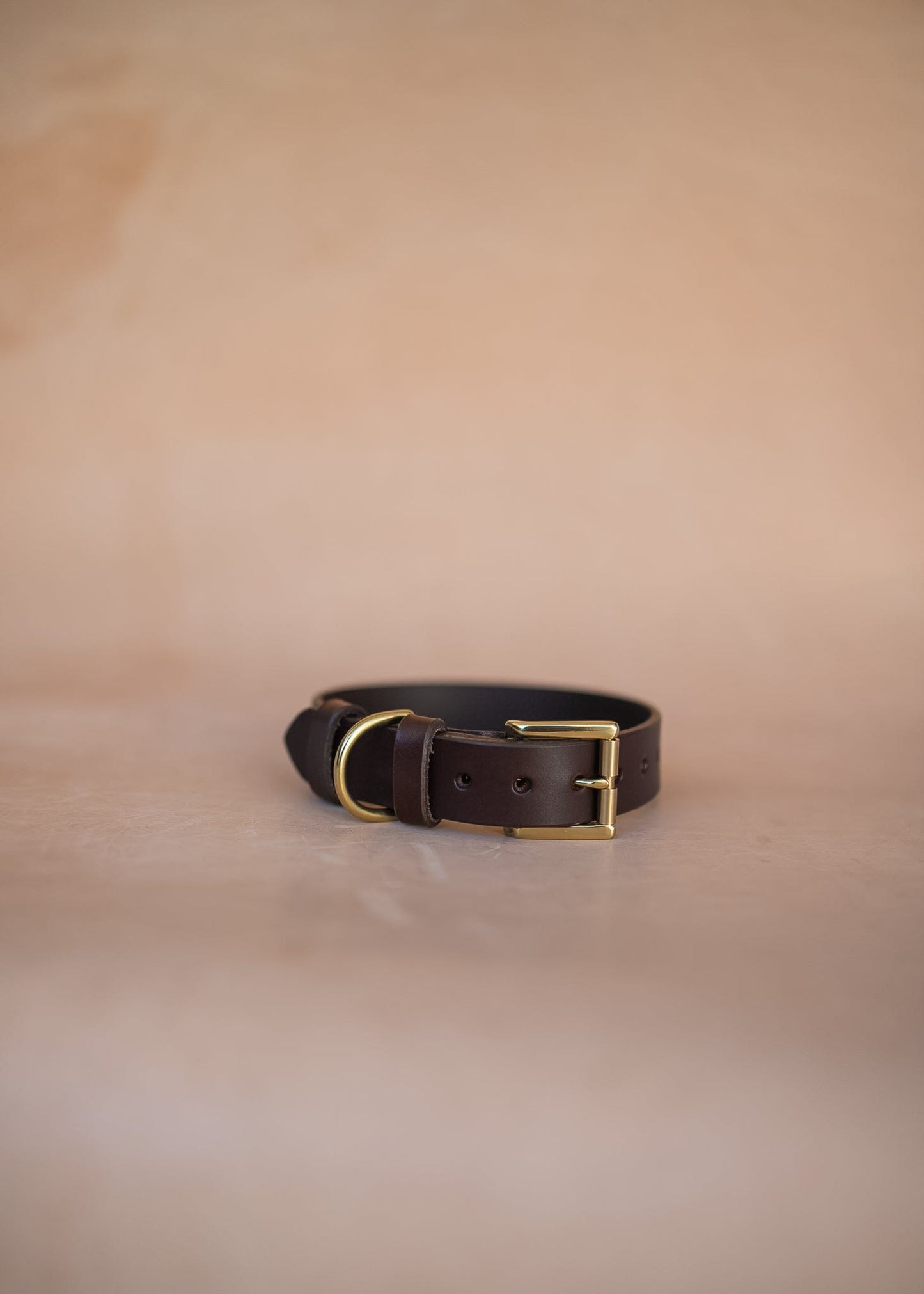 The Real McCaul Leathergoods Pet Collars & Harnesses Classic Dog Collar - 30mm - Burgundy Australian Made Australian Owned Leather Dog Collar with Brass Fittings- Australian Made