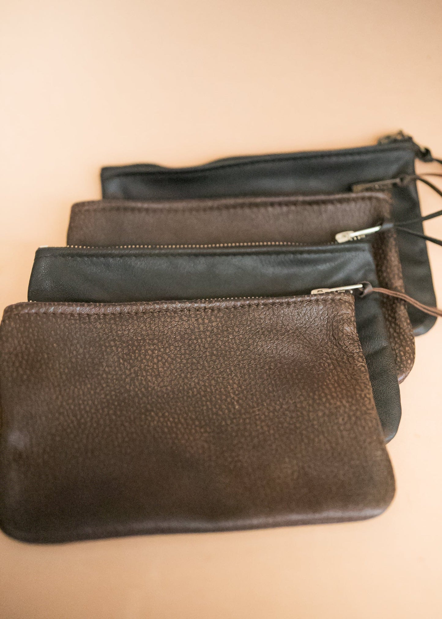The Real McCaul Leathergoods Purses Clementine Clutch - Cowhide Australian Made Australian Owned Clementine Leather Clutch- Made In Australia YKK Zips