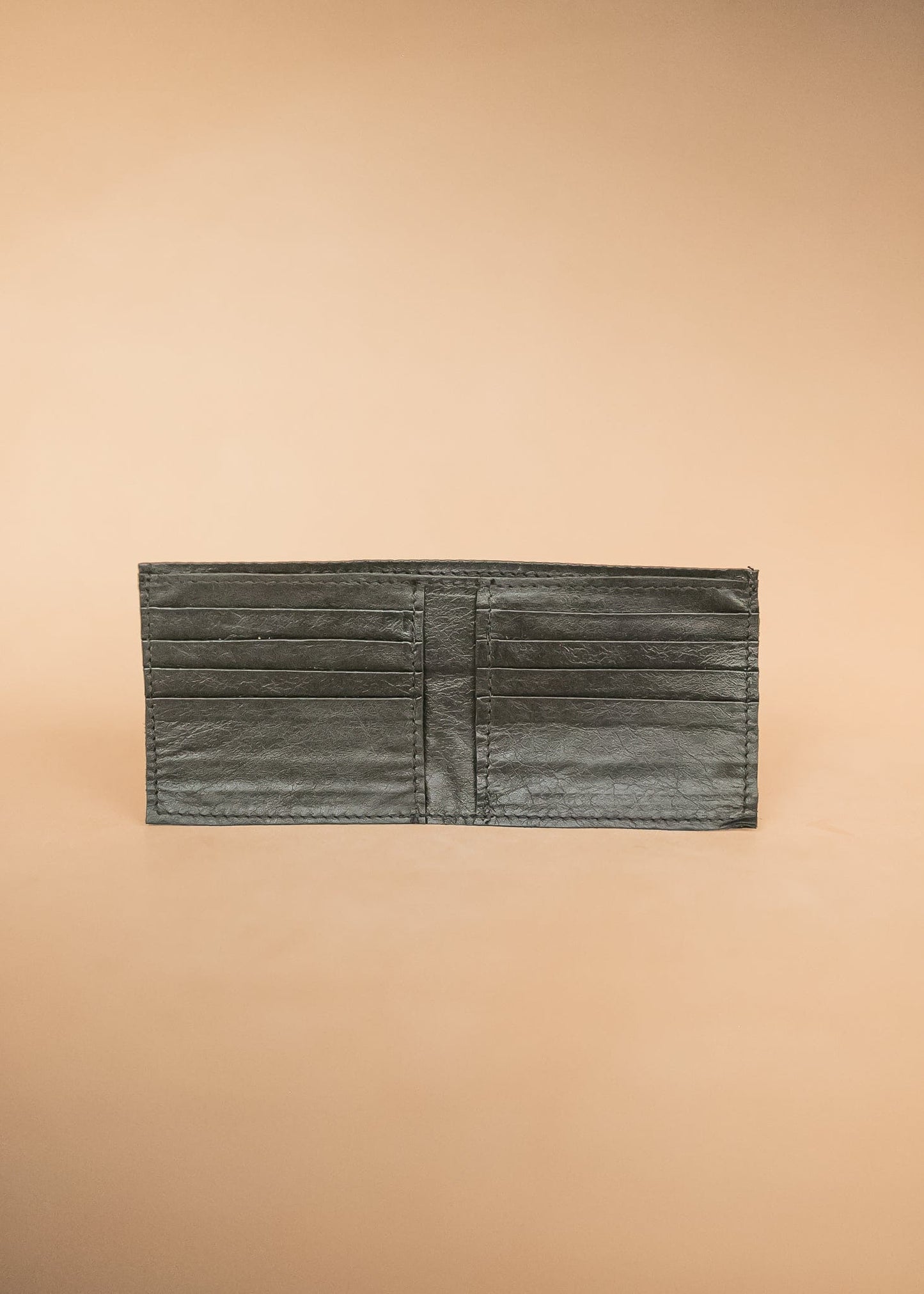 The Real McCaul Leathergoods Wallets Black Classic Bifold Wallet - Kangaroo Australian Made Australian Owned Bifold Kangaroo Leather Wallet- Made In Australia