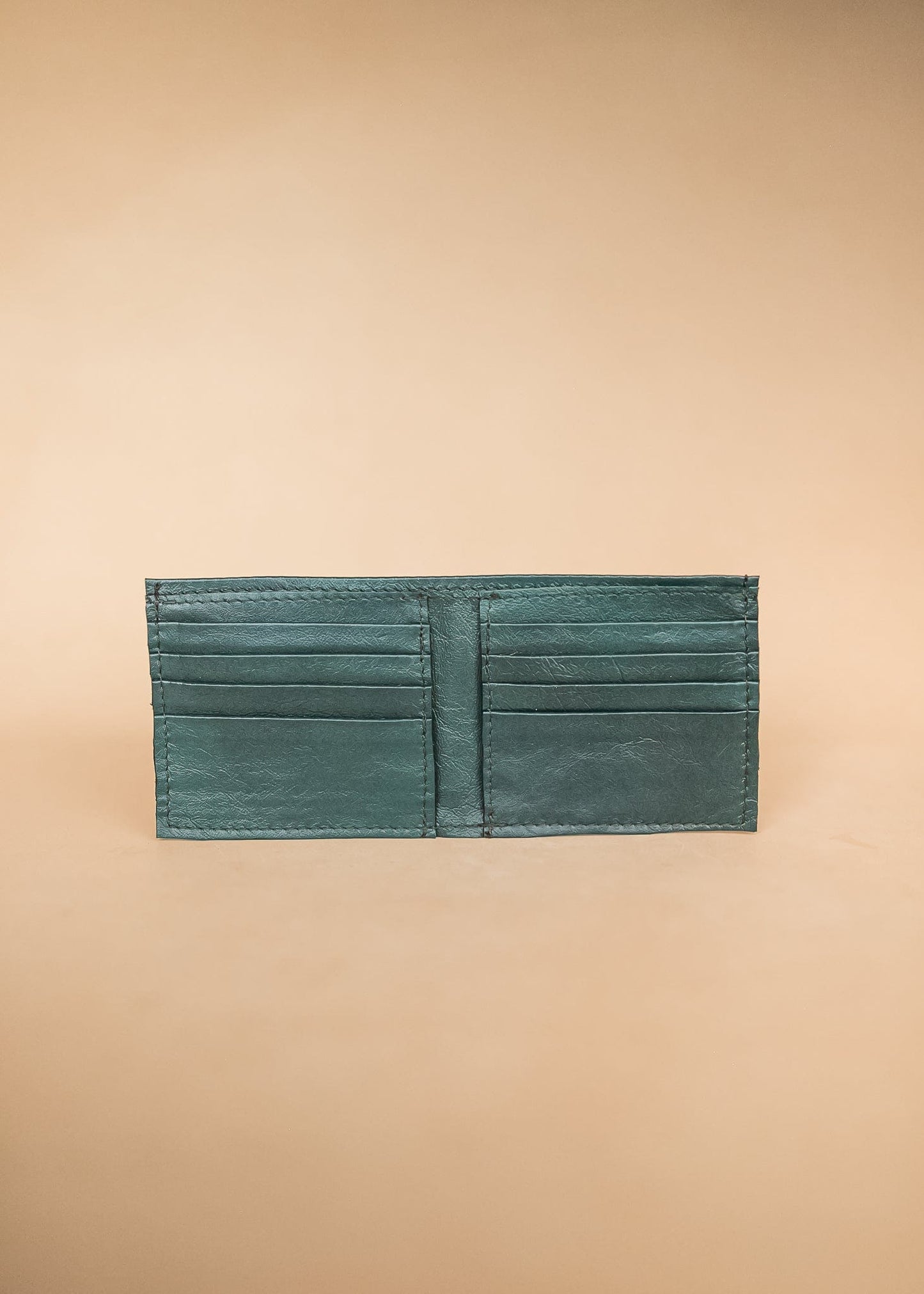 The Real McCaul Leathergoods Wallets Juniper Green Classic Bifold Wallet - Kangaroo Australian Made Australian Owned Bifold Kangaroo Leather Wallet- Made In Australia