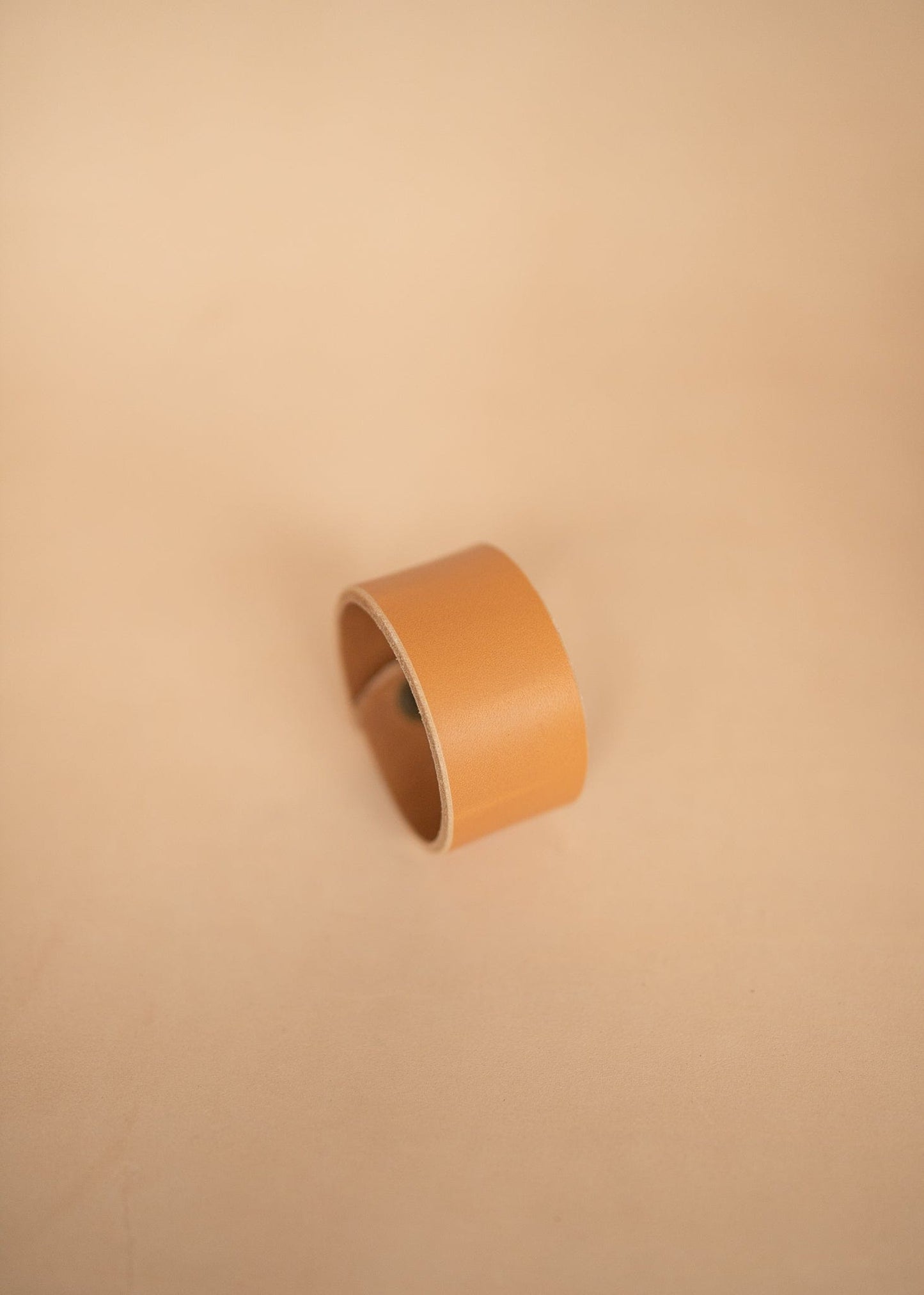 The Real McCaul Leathergoods Wide Leather Wristband - 38mm Australian Made Australian Owned Wide Leather Wristband - 38mm
