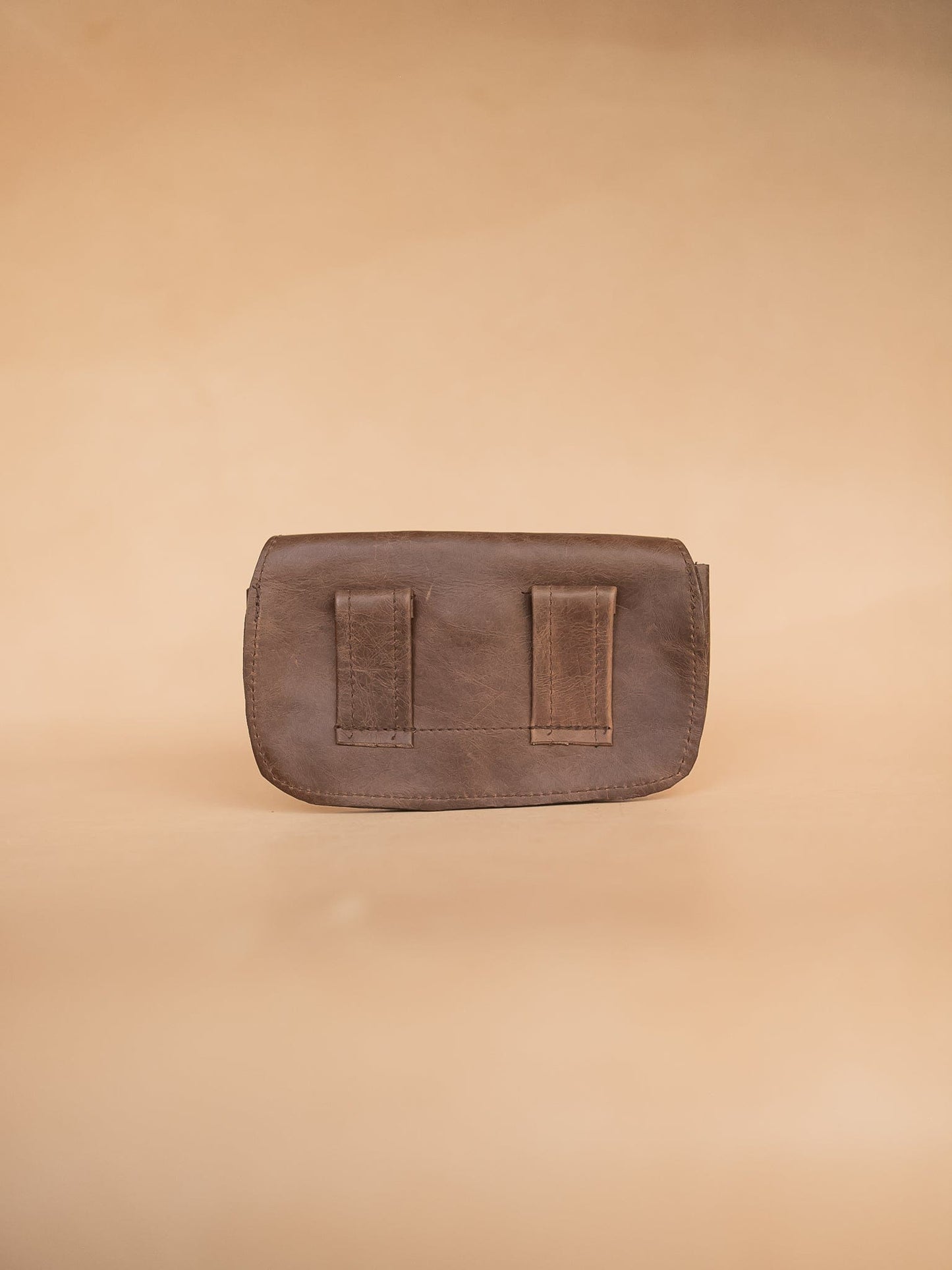 The Real McCaul Purses Phone Pouch Holder for Belt - Horizontal - Cowhide Australian Made Australian Owned Leather Belt Pouch for Phone/Sunglasses Australian Made