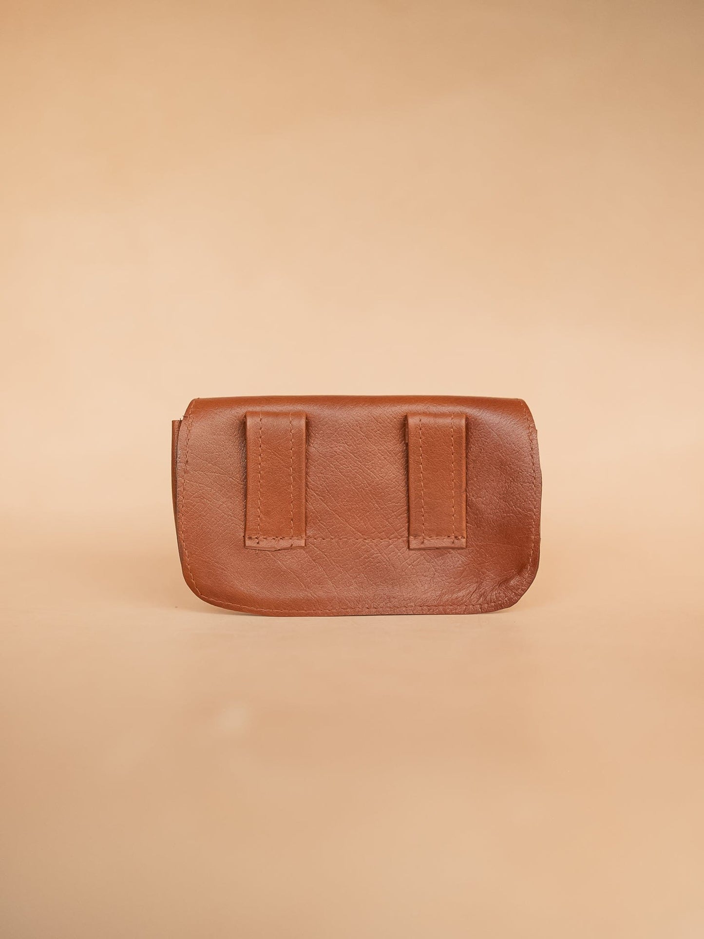 The Real McCaul Purses Phone Pouch Holder for Belt - Horizontal - Cowhide Australian Made Australian Owned Leather Belt Pouch for Phone/Sunglasses Australian Made