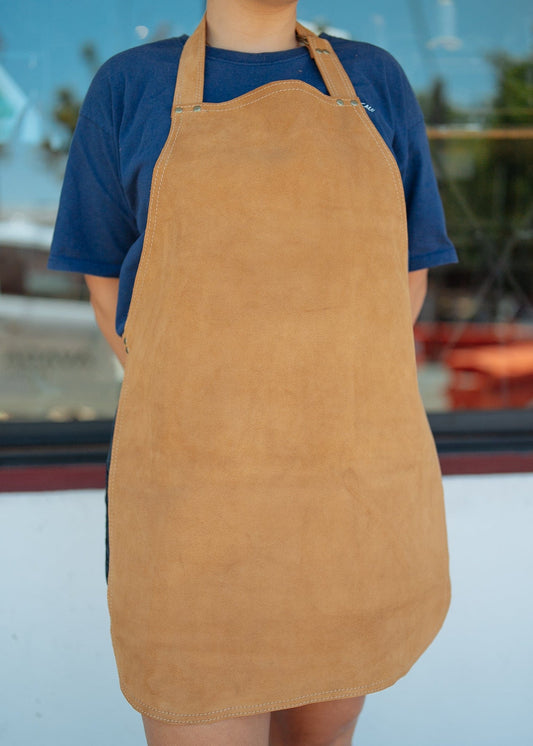 The Real McCaul Purses Simple Apron - Suede Australian Made Australian Owned Leather Apron Made in Australia - Woodworking, Leatherworking, Hospitality, butchers, chefs, ceramic artists, metalworkers, jewellers, painters, sculpters, gardeners