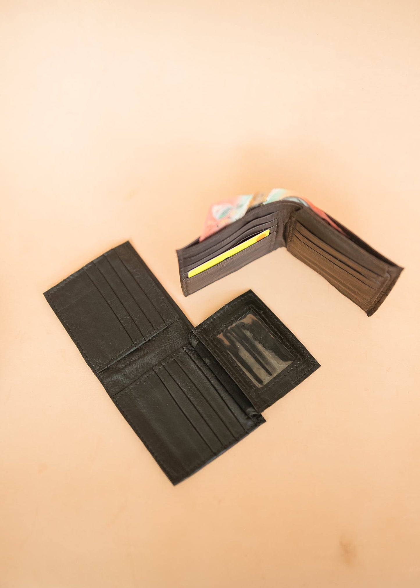 The Real McCaul Wallets All-Card Bifold Wallet - Kangaroo Australian Made Australian Owned Leather Men's Wallet- Australian Made - Kangaroo & Cowhide
