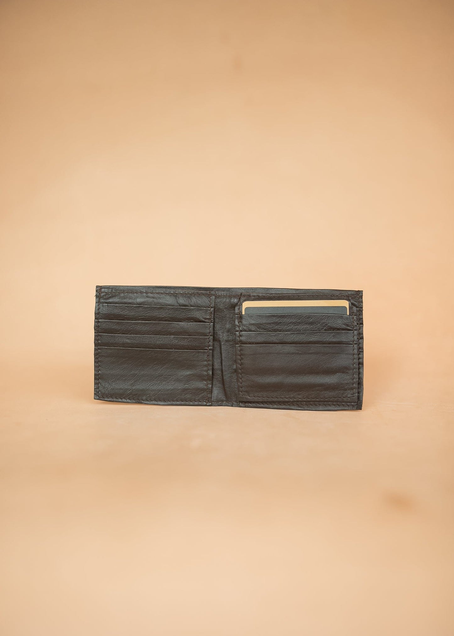 The Real McCaul Wallets All-Card Bifold Wallet - Kangaroo Australian Made Australian Owned Leather Men's Wallet- Australian Made - Kangaroo & Cowhide