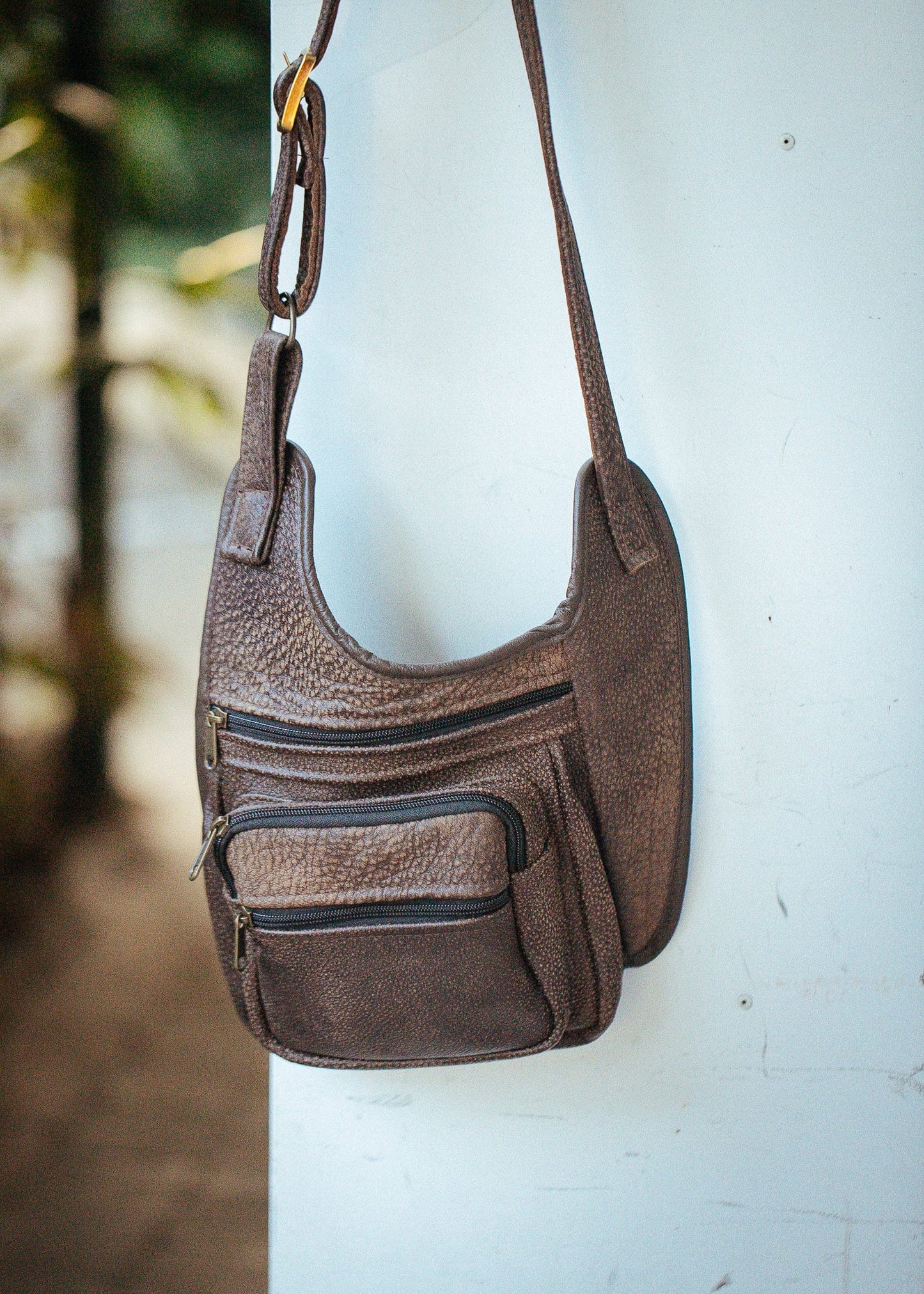 The Real McCaul Back Packs Body Sling Manbag Australian Made Australian Owned Leather ManBag Crossover Backpack Australian Made