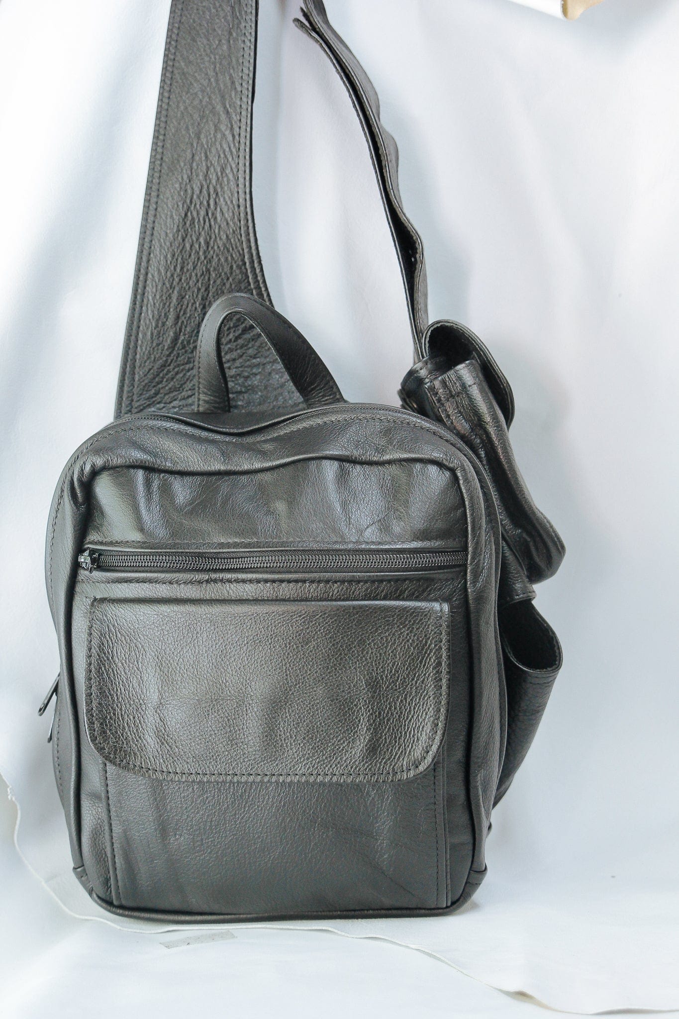 The Real McCaul Back Packs Crossover Backpack - Small - Cowhide Australian Made Australian Owned Leather ManBag Crossover Backpack Australian Made