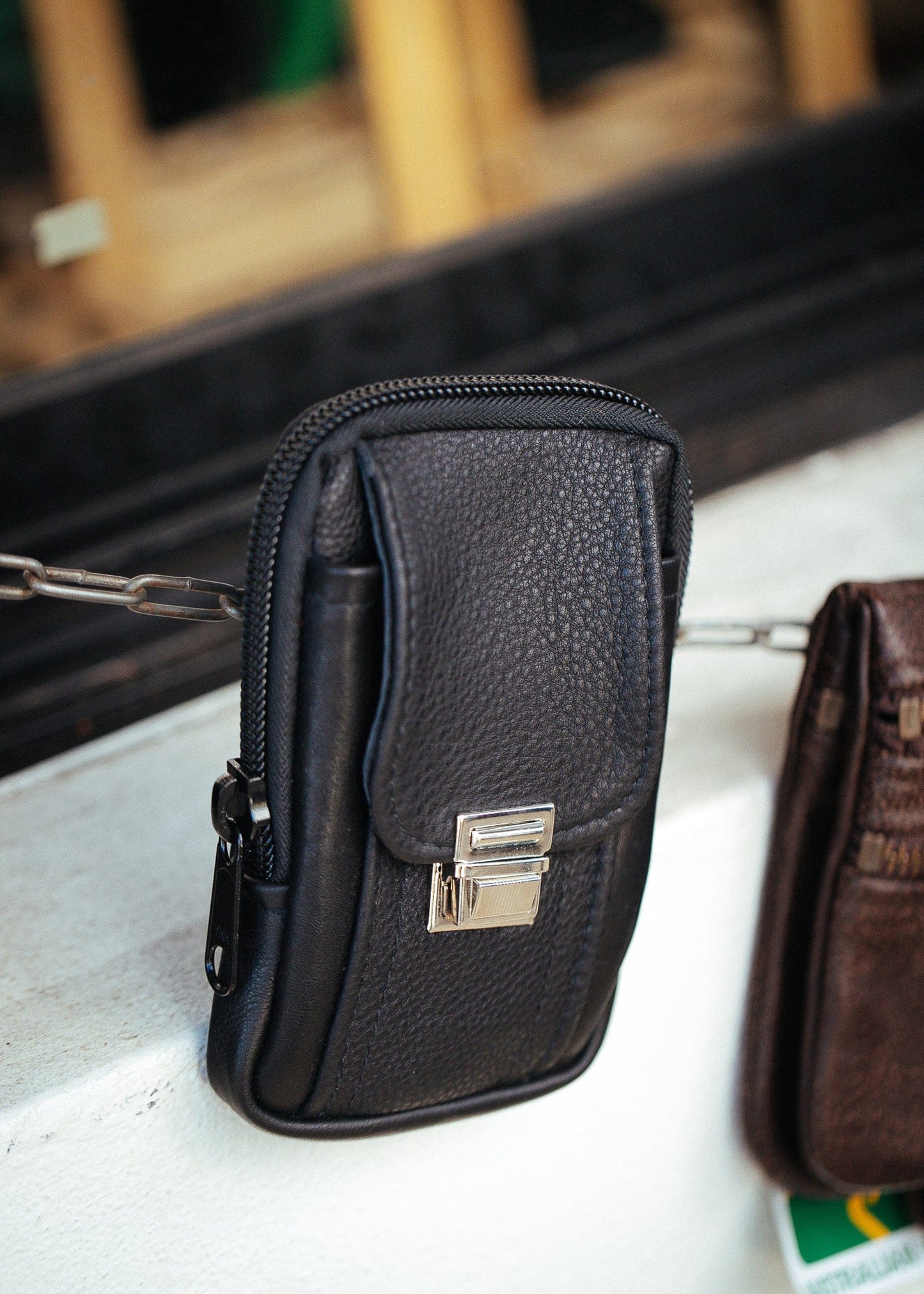The Real McCaul Back Packs Paul Utility Bag Australian Made Australian Owned Leather ManBag Crossover Backpack Australian Made
