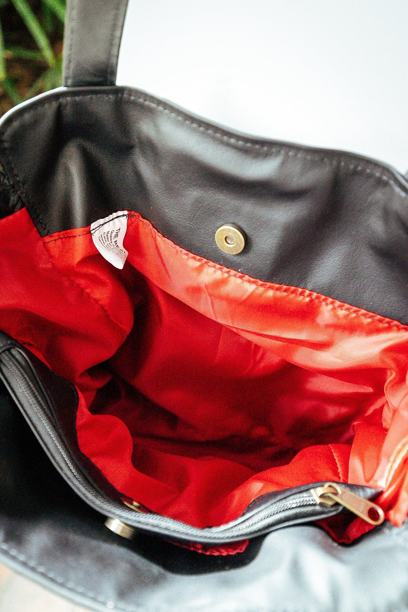 The Real McCaul Handbags Polly Handbag Australian Made Australian Owned Partition Leather Handbag- Kangaroo & Cowhide Australian Made