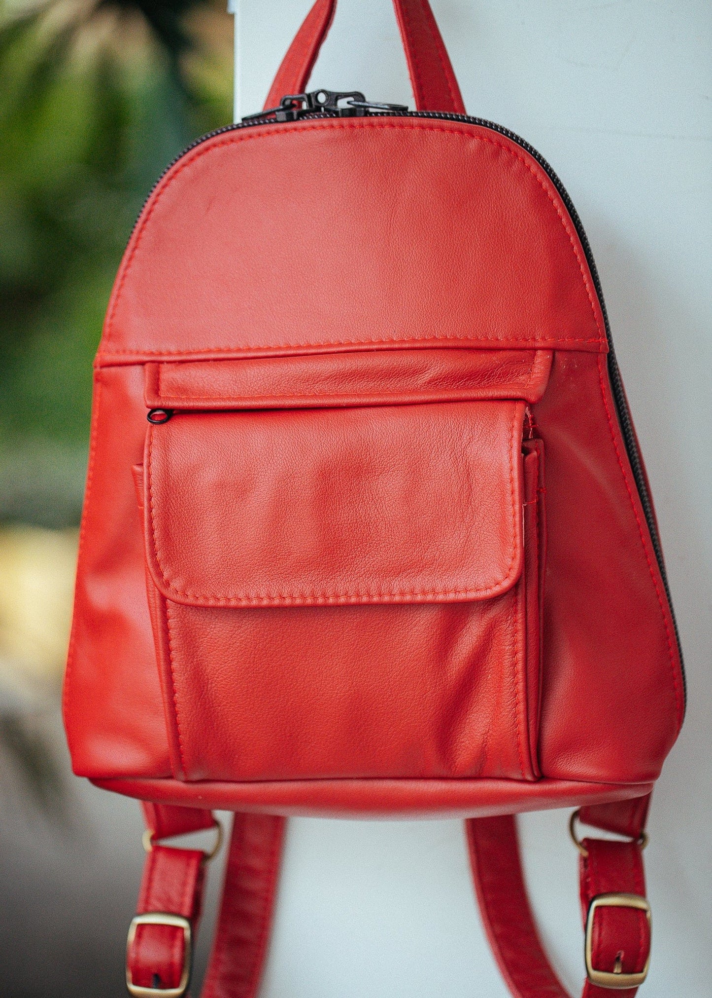 The Real McCaul Leathergoods Back Packs Pauline Backpack - Cowhide Australian Made Australian Owned Leather Small Backpack Made In Australia Cowhide & Kangaroo