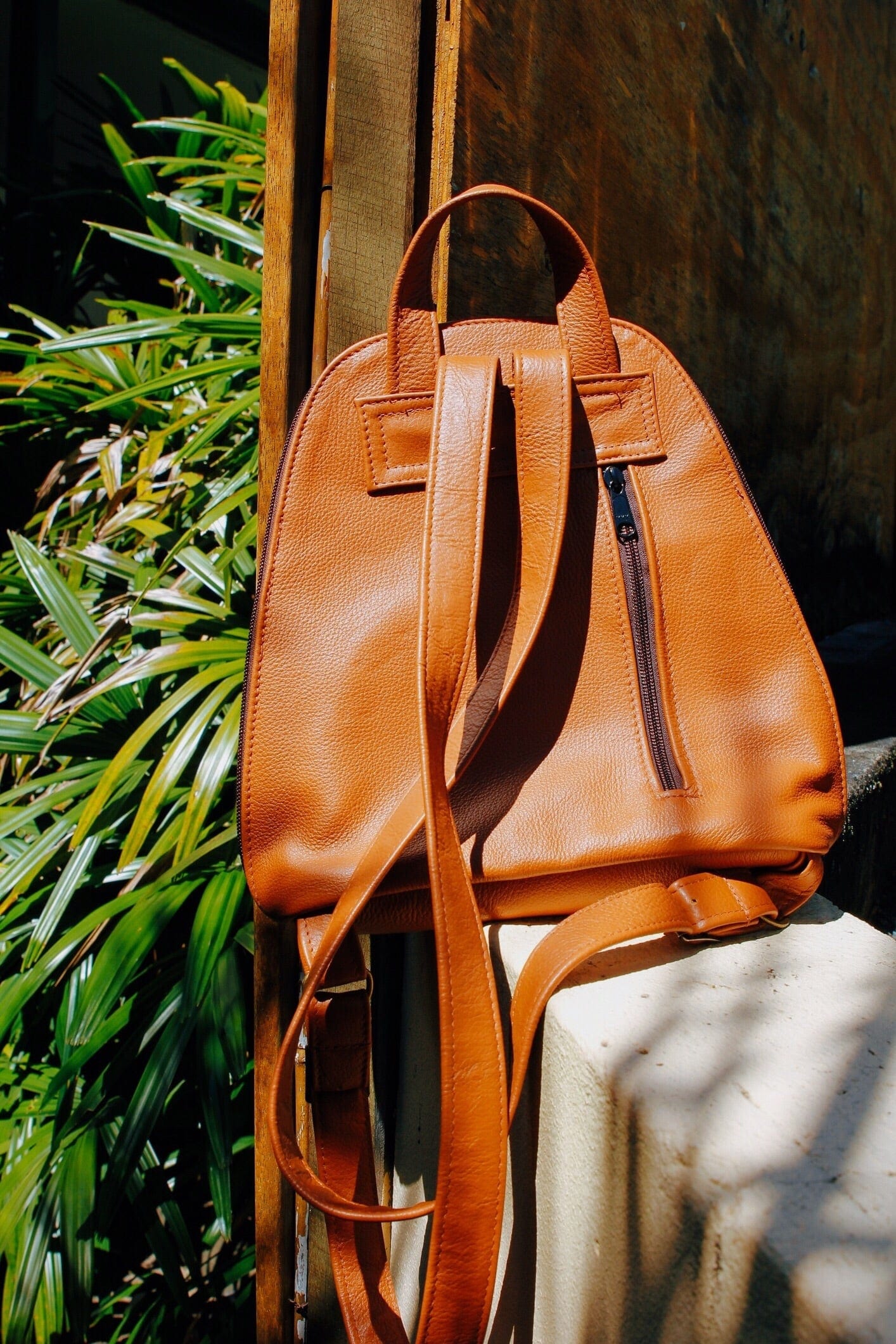 The Real McCaul Leathergoods Back Packs Pauline Backpack - Cowhide Australian Made Australian Owned Leather Small Backpack Made In Australia Cowhide & Kangaroo