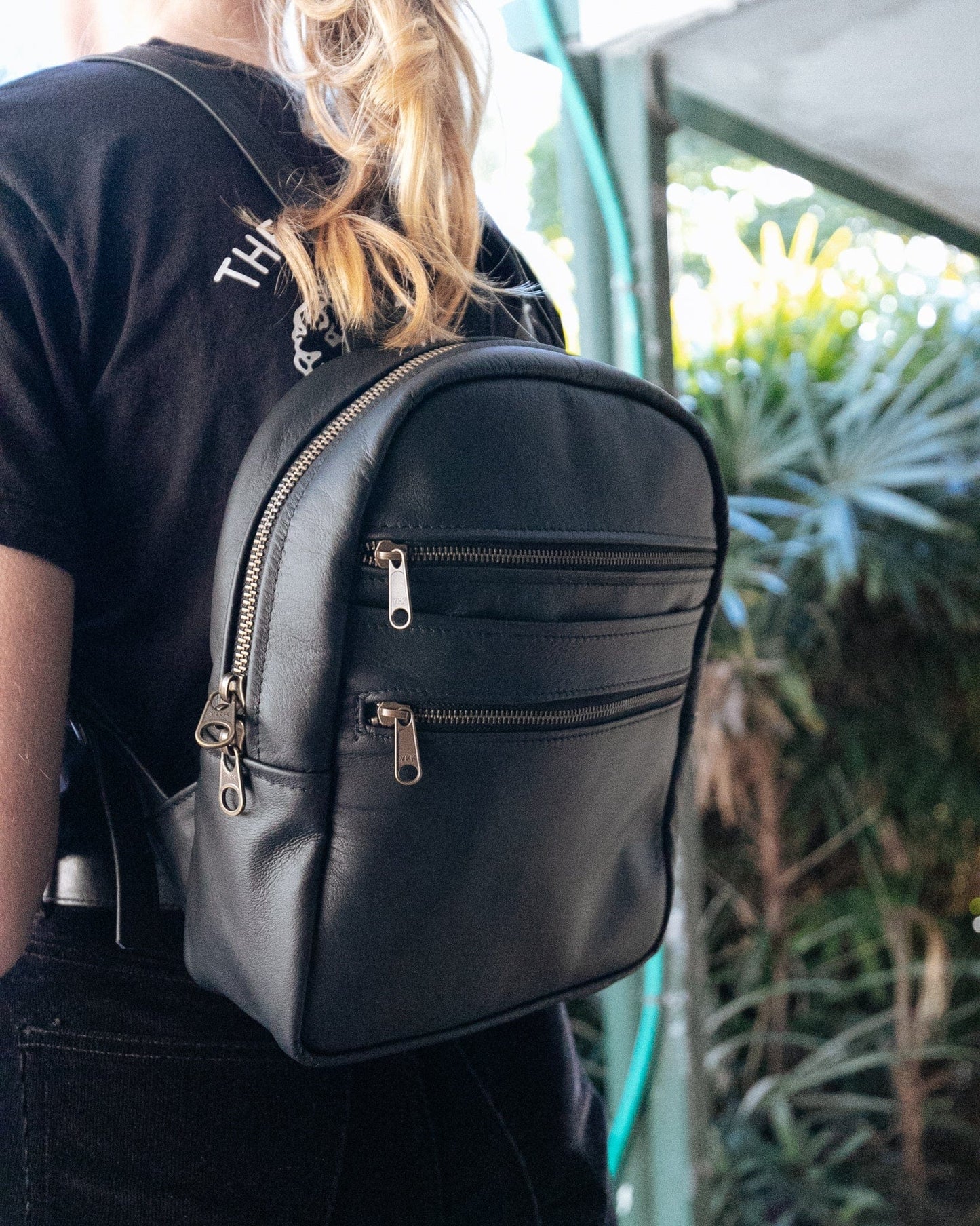 The Real McCaul Leathergoods Back Packs The Annie Backpack - Large - Kangaroo Australian Made Australian Owned Handmade Leather Backpacks Made in Australia