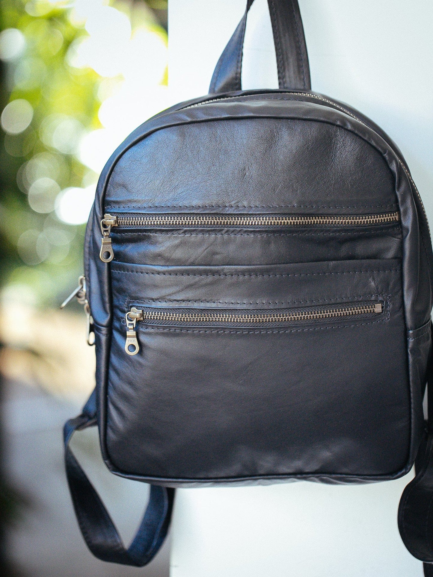 The Real McCaul Leathergoods Back Packs The Annie Backpack - Large - Kangaroo Australian Made Australian Owned Handmade Leather Backpacks Made in Australia