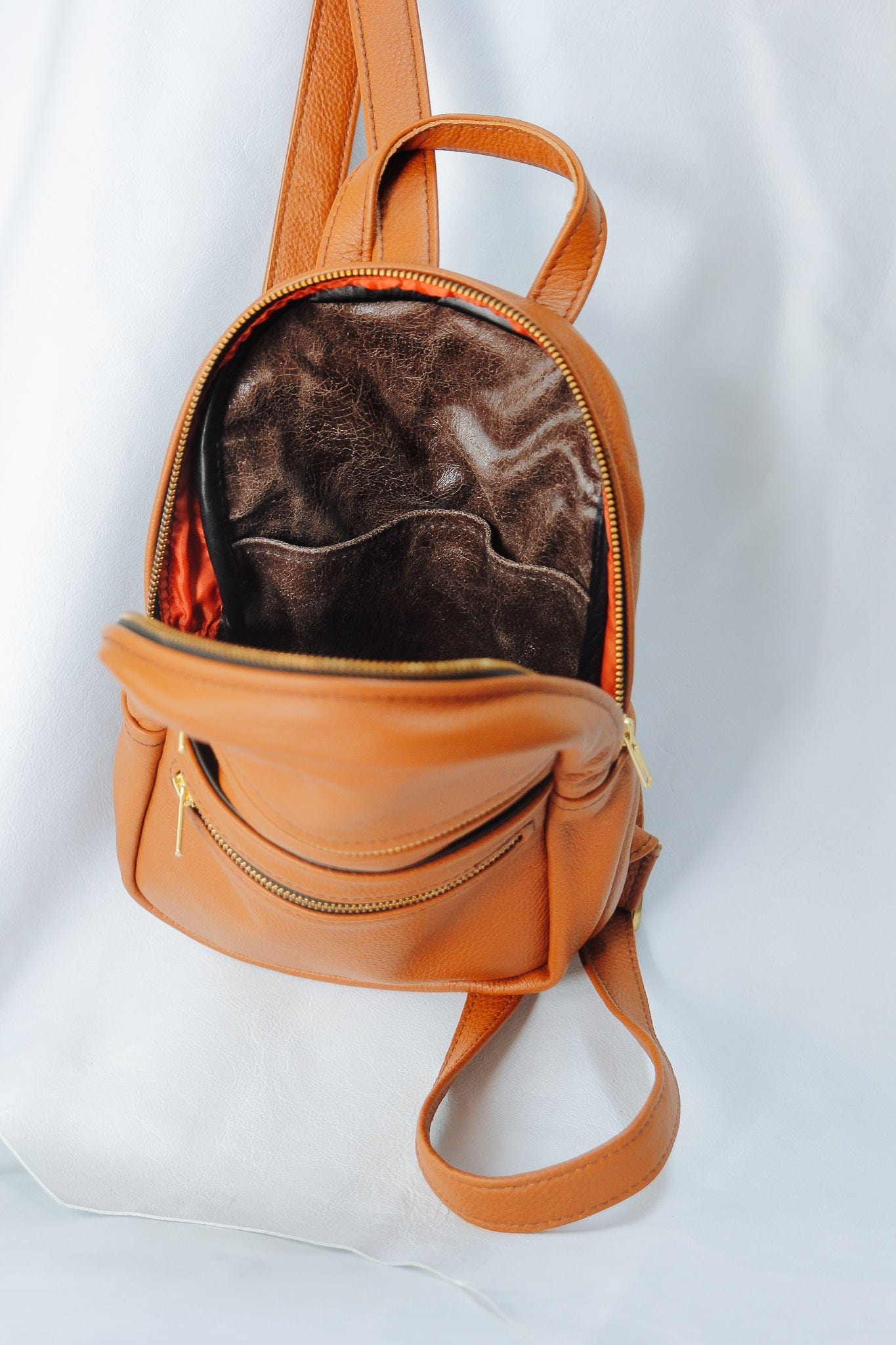 The Real McCaul Leathergoods Back Packs The Annie Backpack - Small - Cowhide Australian Made Australian Owned Leather Backpacks Made in Australia