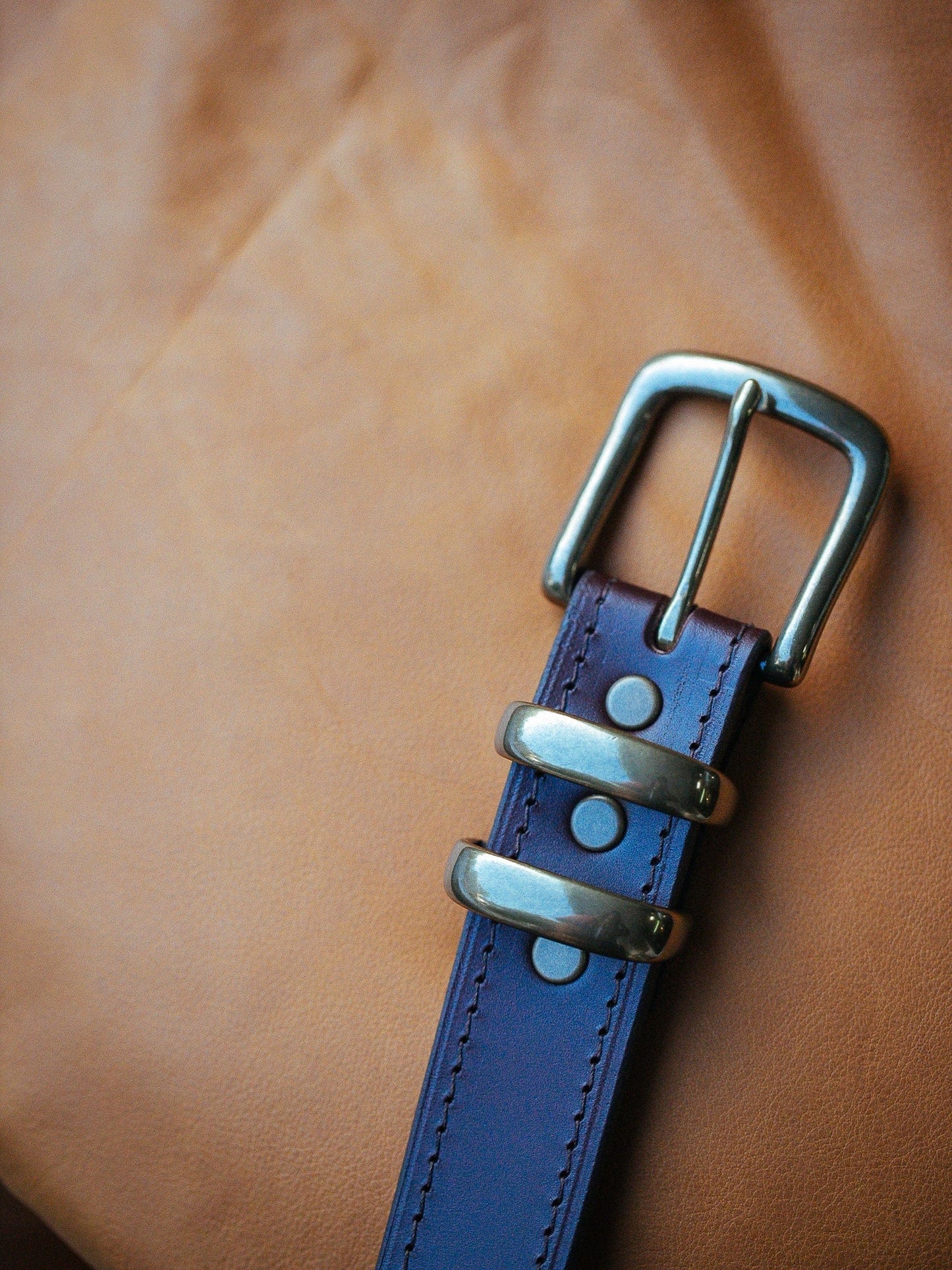 The Real McCaul Leathergoods Belts Classic Dress Belt 35mm - Cognac Australian Made Australian Owned Australian Made Solid Leather Full Grain Rancher Belt- Black