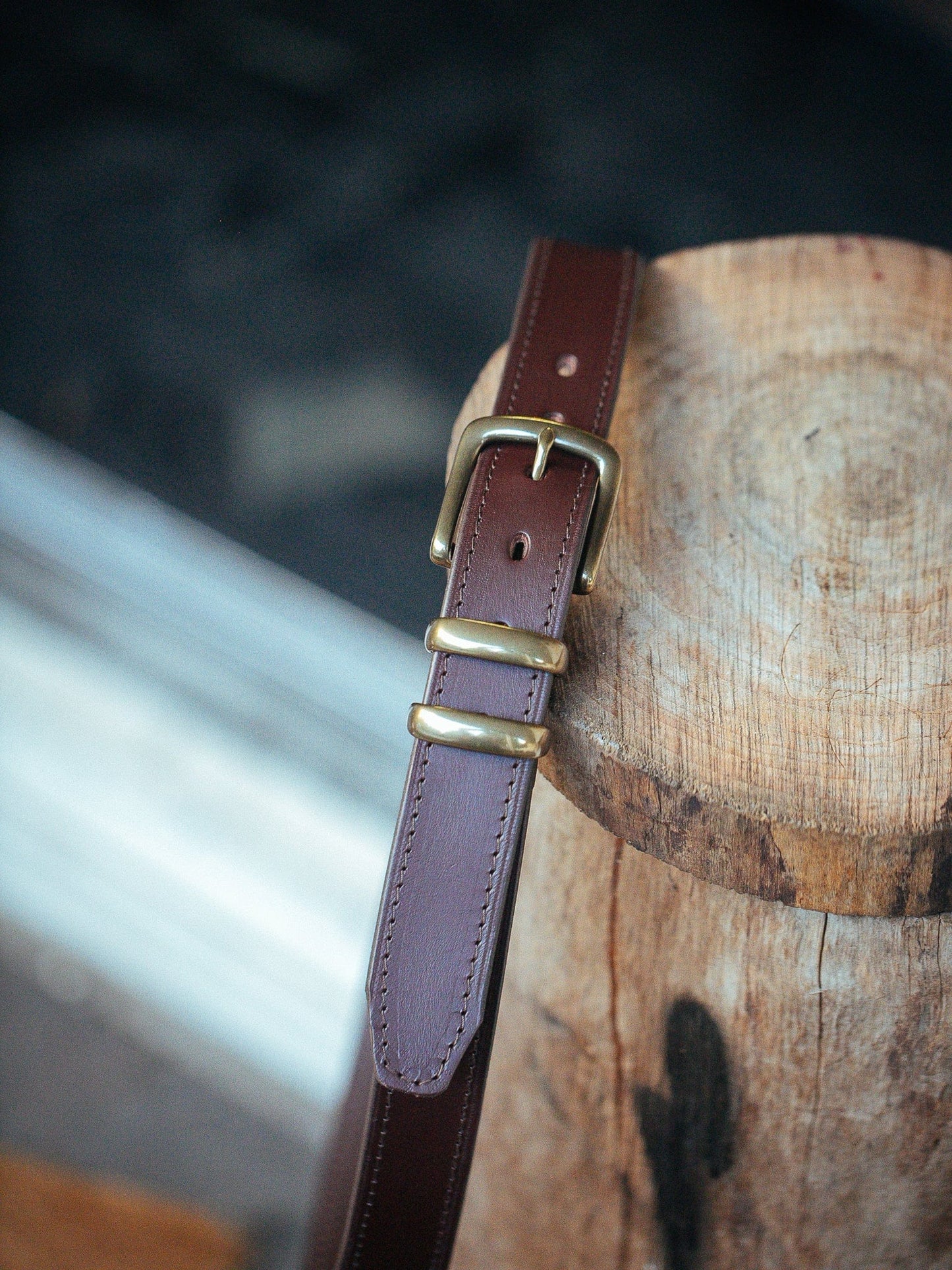 The Real McCaul Leathergoods Belts Classic Dress Belt 35mm - Cognac Australian Made Australian Owned Australian Made Solid Leather Full Grain Rancher Belt- Black