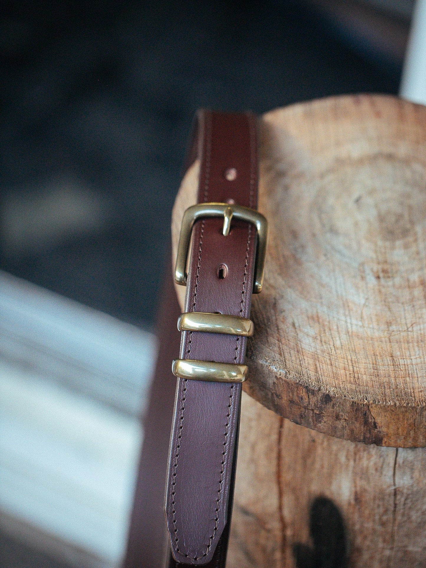 The Real McCaul Leathergoods Belts Classic Dress Belt 35mm - Cognac Australian Made Australian Owned Australian Made Solid Leather Full Grain Rancher Belt- Black