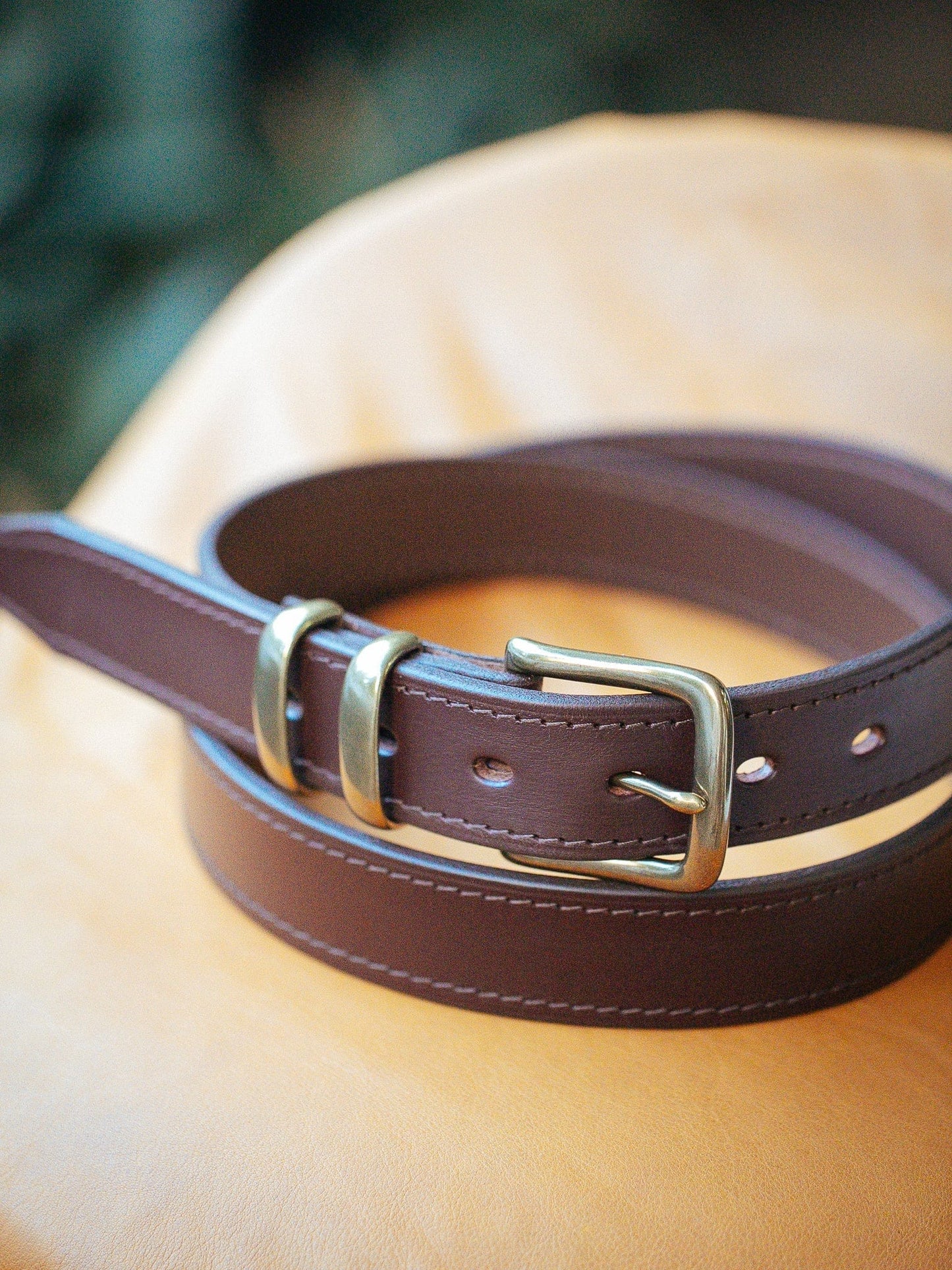 The Real McCaul Leathergoods Belts Classic Dress Belt 35mm - Cognac Australian Made Australian Owned Australian Made Solid Leather Full Grain Rancher Belt- Black