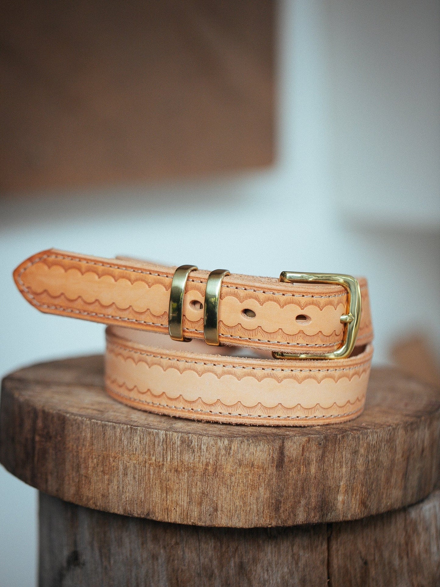 The Real McCaul Leathergoods Belts Deluxe Rancher Belt 32mm - Natural Australian Made Australian Owned Australian Made Solid Leather Full Grain Rancher Belt- Black
