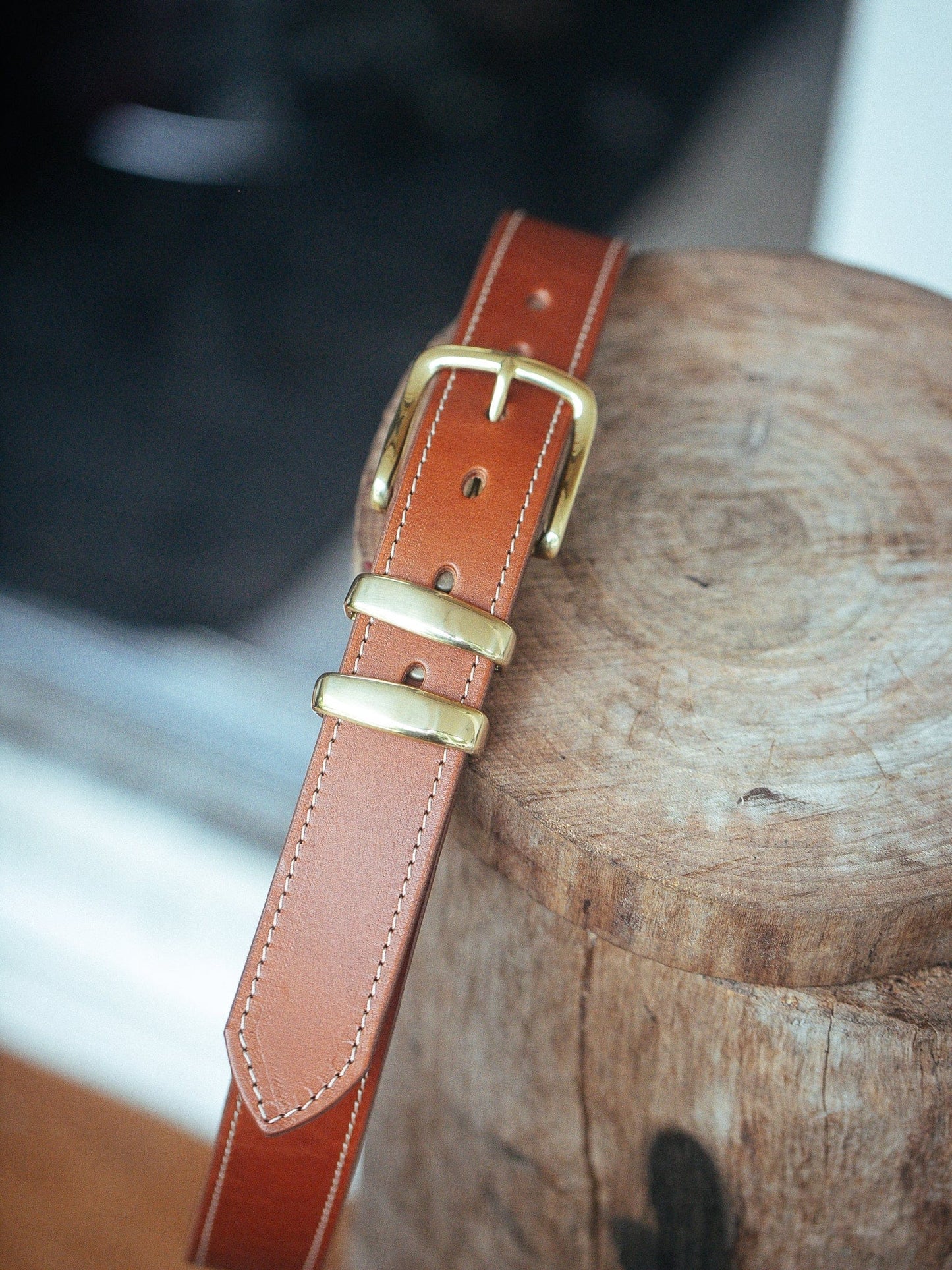 The Real McCaul Leathergoods Belts Gold / 28" (71cm) Rancher Belt 38mm - Tan Australian Made Australian Owned Australian Made Solid Leather Full Grain Rancher Belt- Black