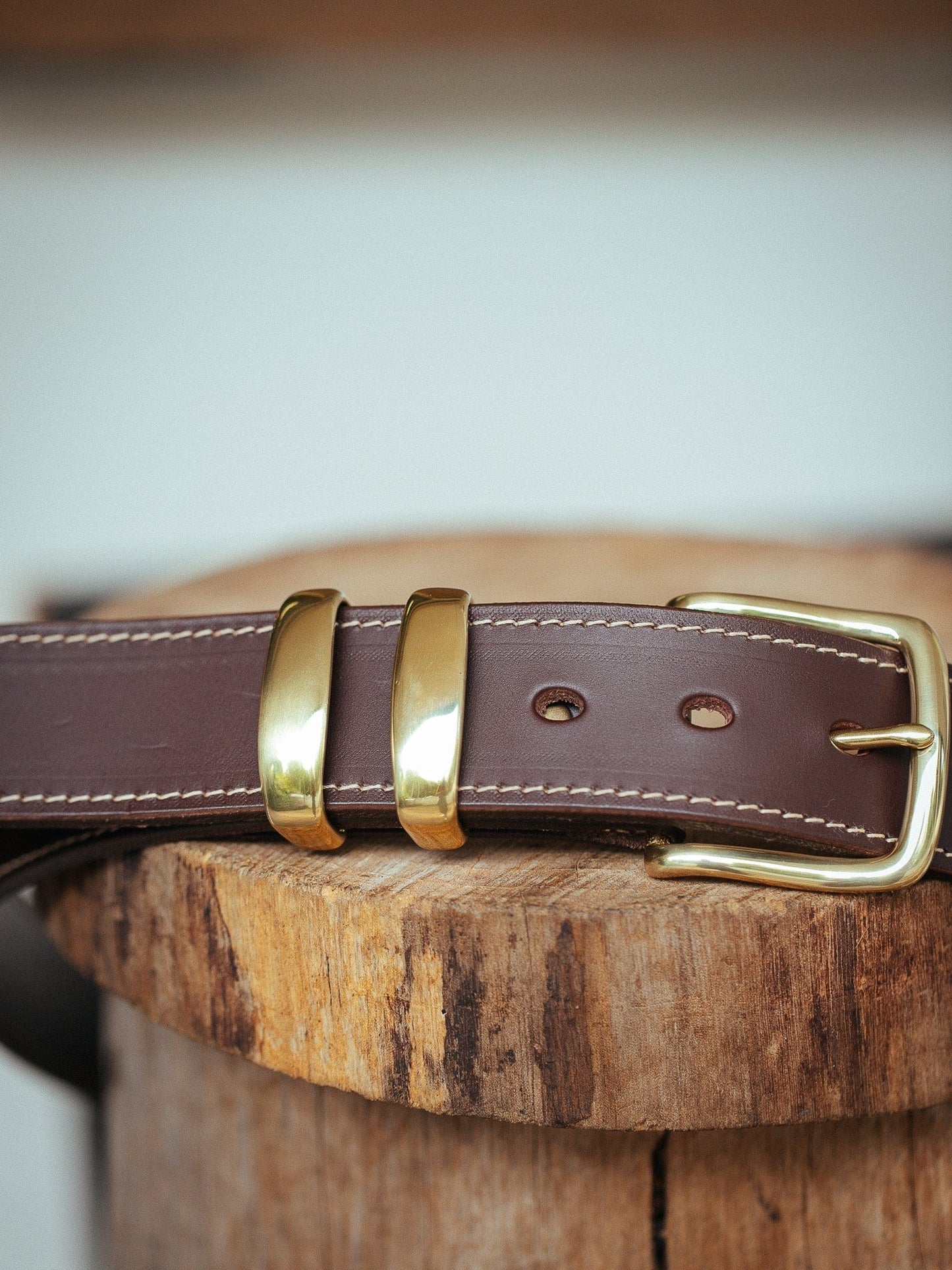 The Real McCaul Leathergoods Belts Rancher Belt 38mm- Cognac Australian Made Australian Owned Australian Made Solid Leather Full Grain Rancher Belt- Black