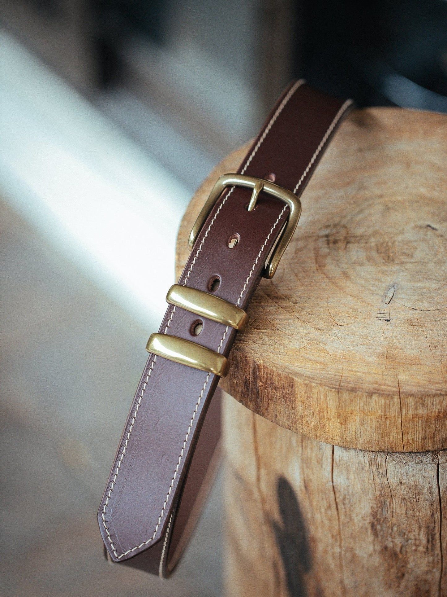The Real McCaul Leathergoods Belts Rancher Belt 38mm- Cognac Australian Made Australian Owned Australian Made Solid Leather Full Grain Rancher Belt- Black