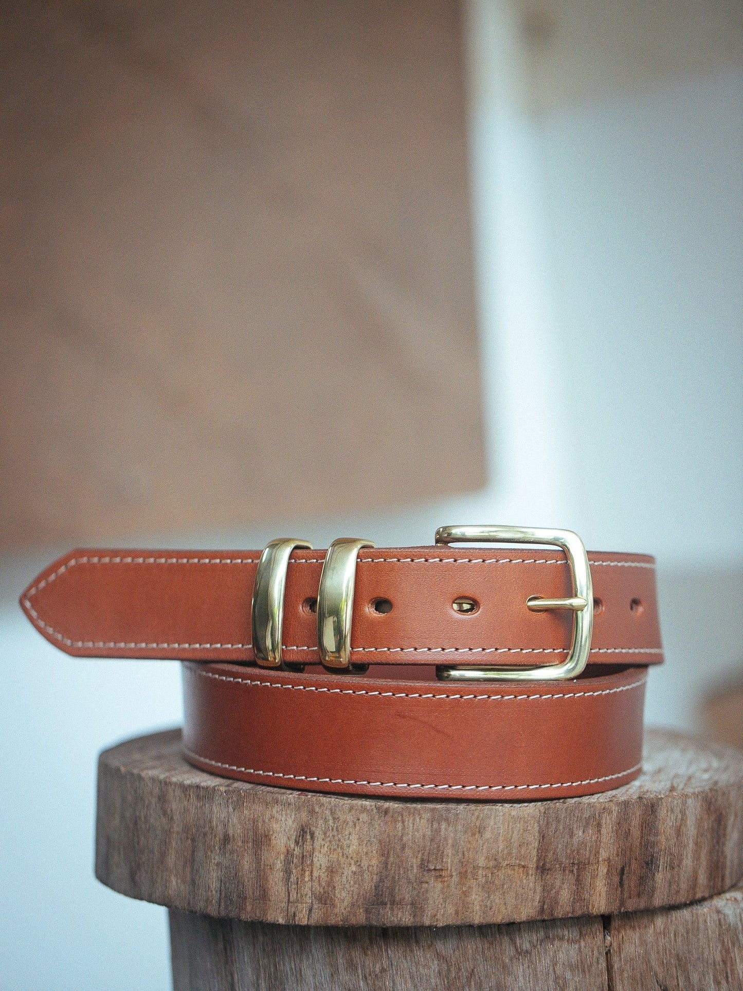 The Real McCaul Leathergoods Belts Rancher Belt 38mm - Tan Australian Made Australian Owned Australian Made Solid Leather Full Grain Rancher Belt- Black
