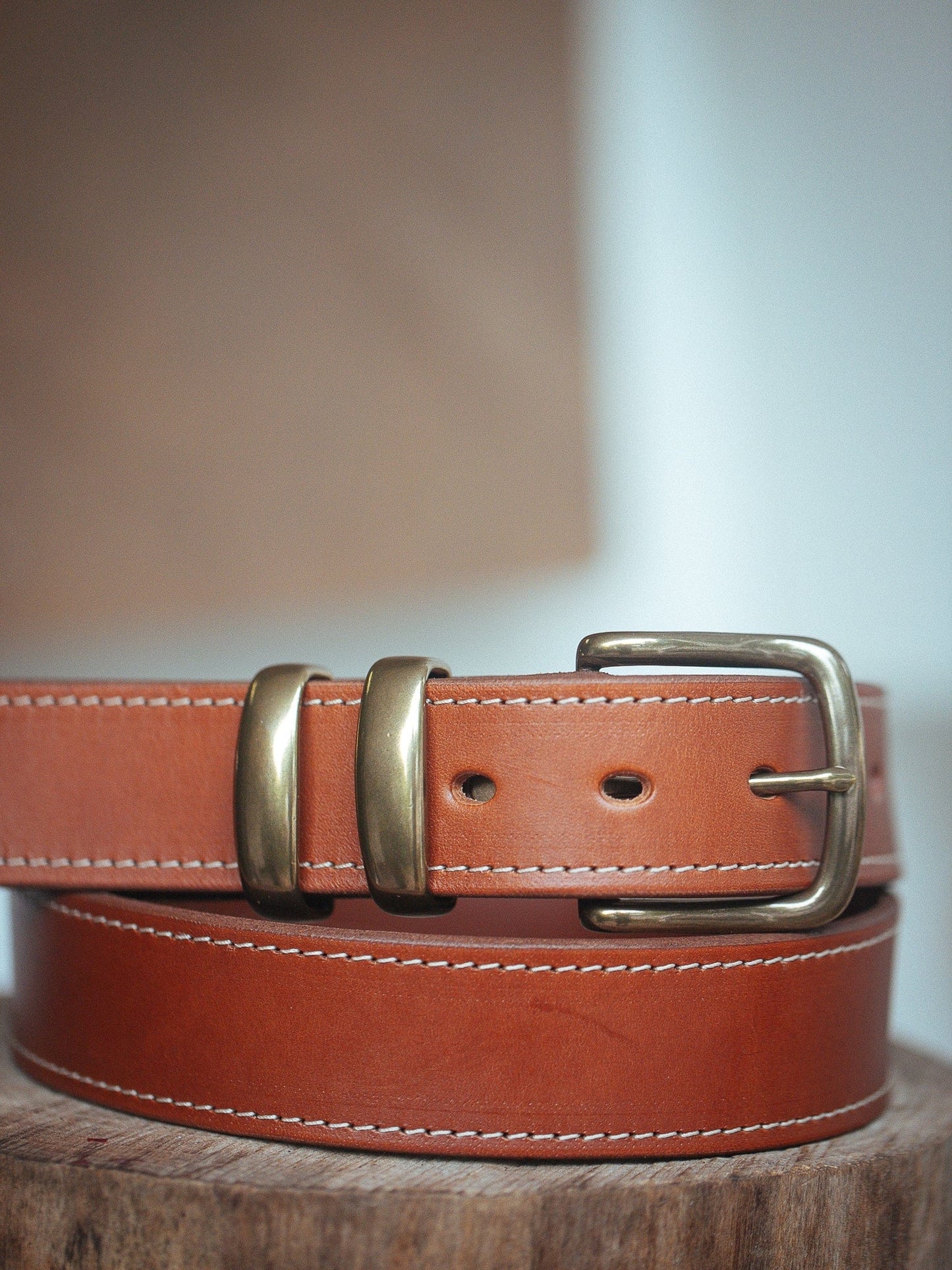 The Real McCaul Leathergoods Belts Rancher Belt 38mm - Tan Australian Made Australian Owned Australian Made Solid Leather Full Grain Rancher Belt- Black