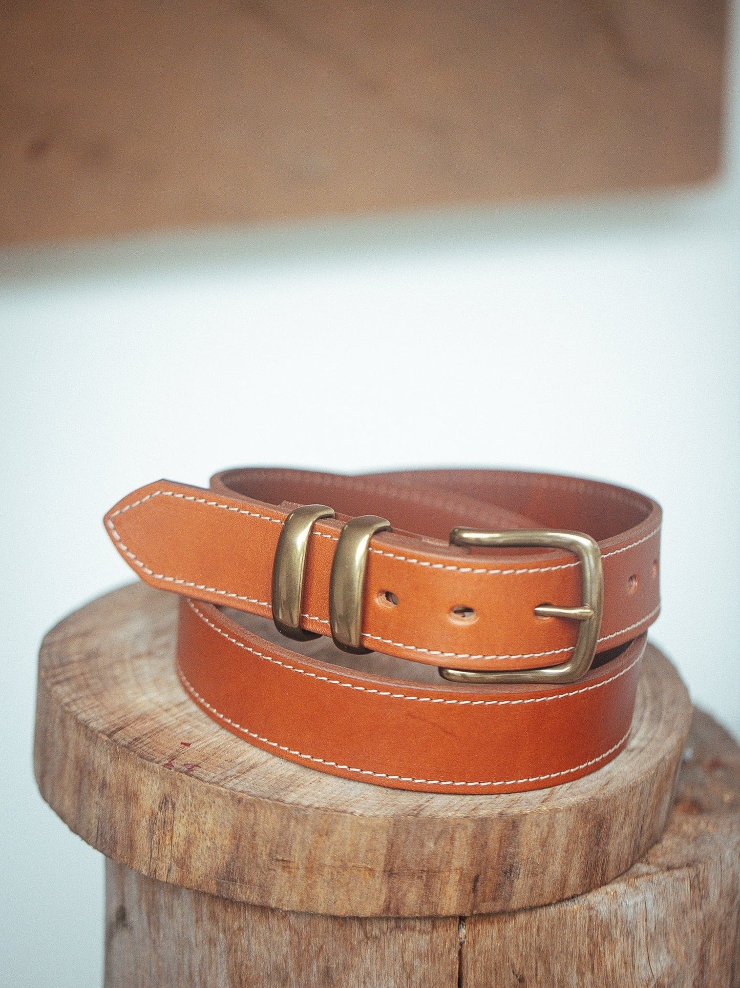 The Real McCaul Leathergoods Belts Rancher Belt 38mm - Tan Australian Made Australian Owned Australian Made Solid Leather Full Grain Rancher Belt- Black