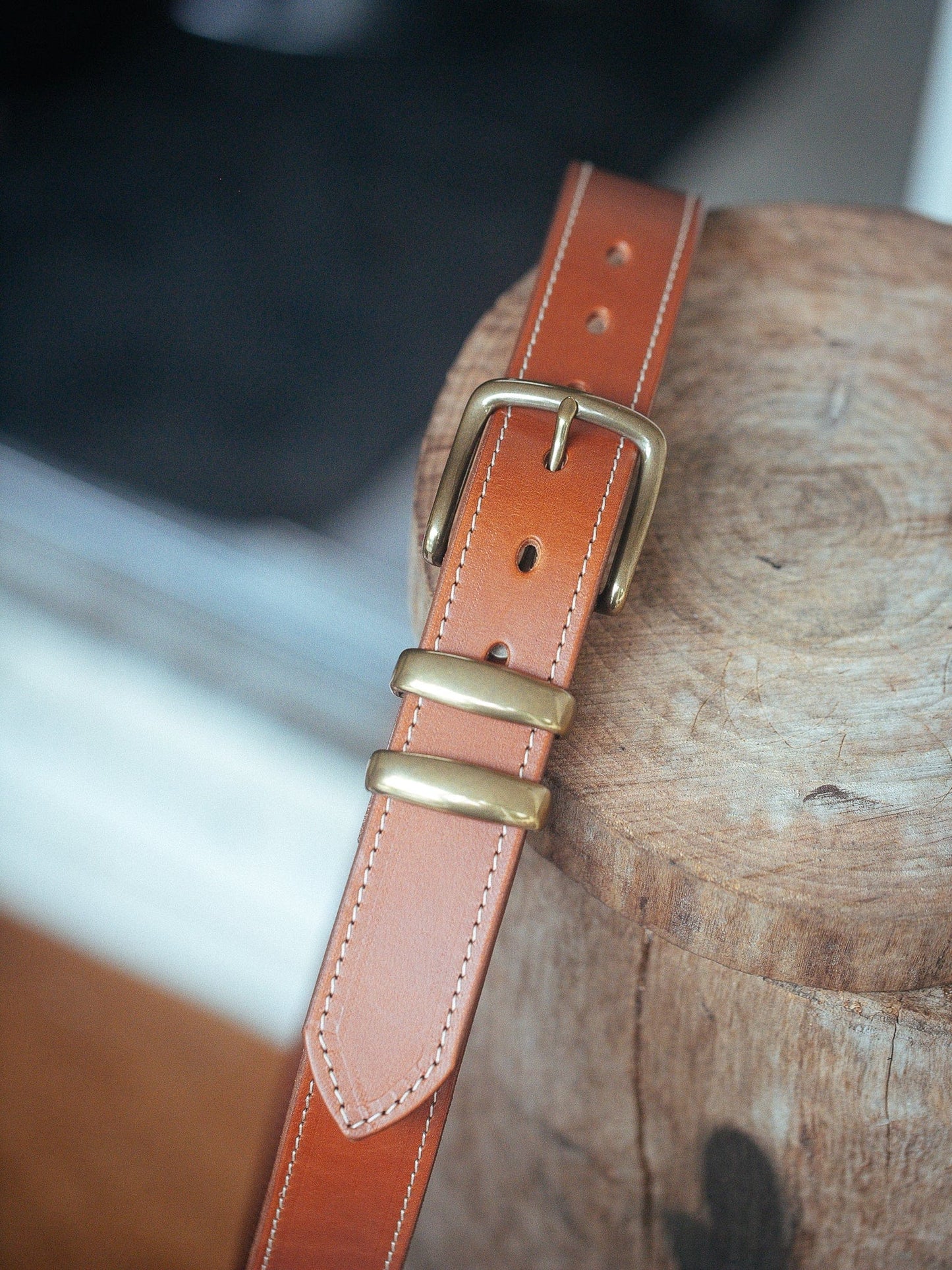 The Real McCaul Leathergoods Belts Rancher Belt 38mm - Tan Australian Made Australian Owned Australian Made Solid Leather Full Grain Rancher Belt- Black