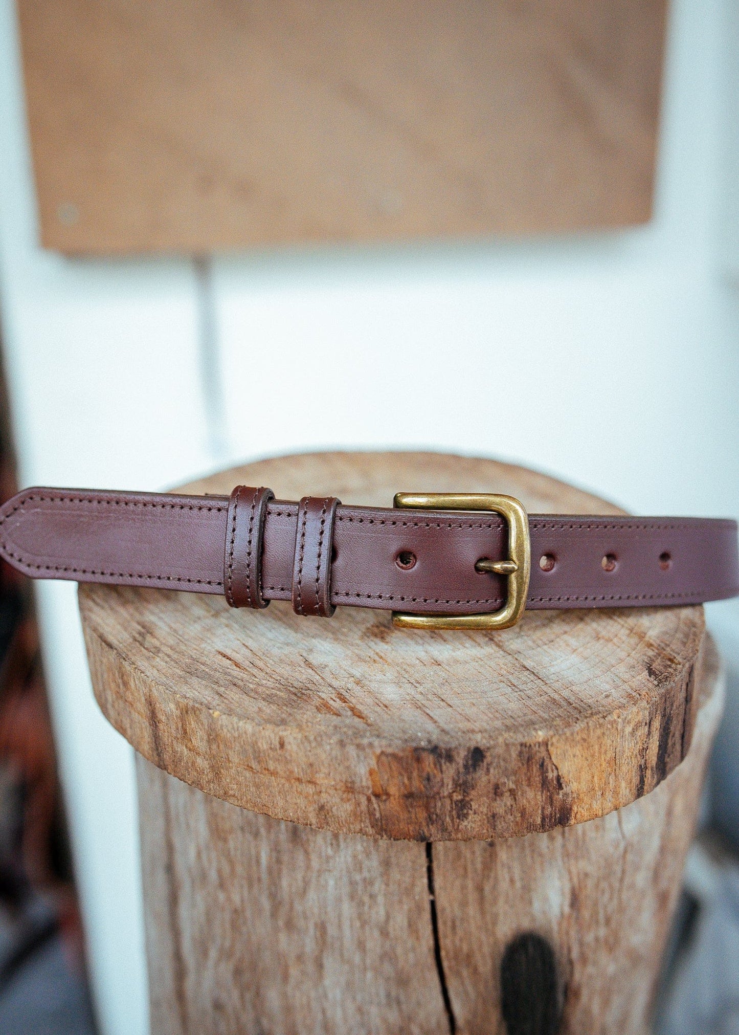The Real McCaul Leathergoods Belts Savvy Narrow Dress Belt 32mm - Cognac Australian Made Australian Owned Australian Made Solid Leather Full Grain Dress Belt- Black