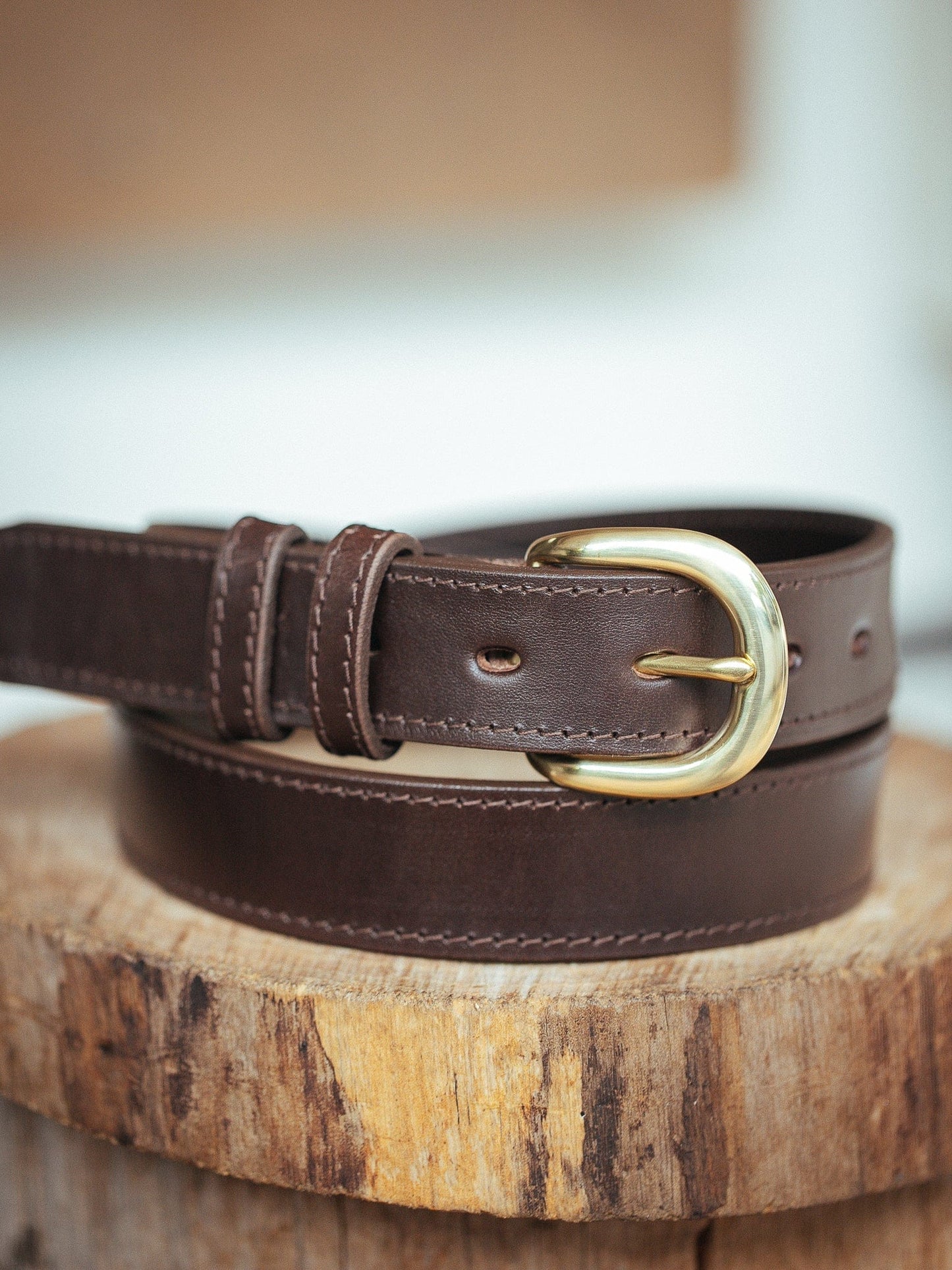 The Real McCaul Leathergoods Belts Savvy Narrow Dress Belt 32mm - Dark Brown Australian Made Australian Owned Australian Made Solid Leather Full Grain Dress Belt- Black